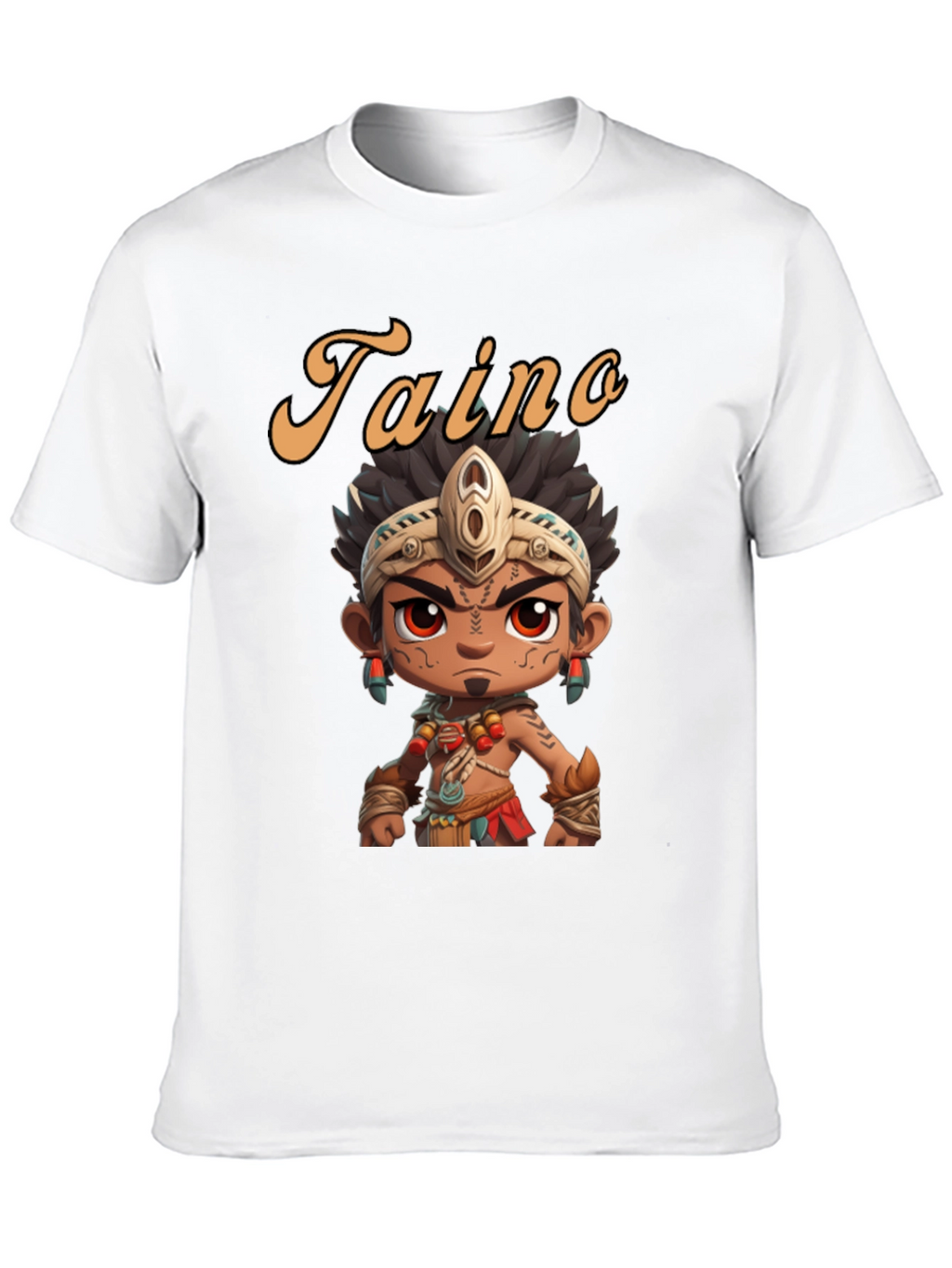 Taino Character Black T-Shirt