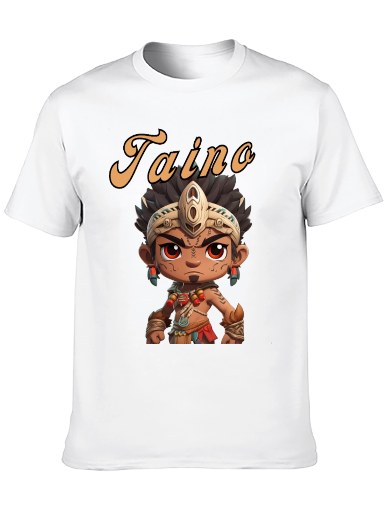 Taino Character Black T-Shirt