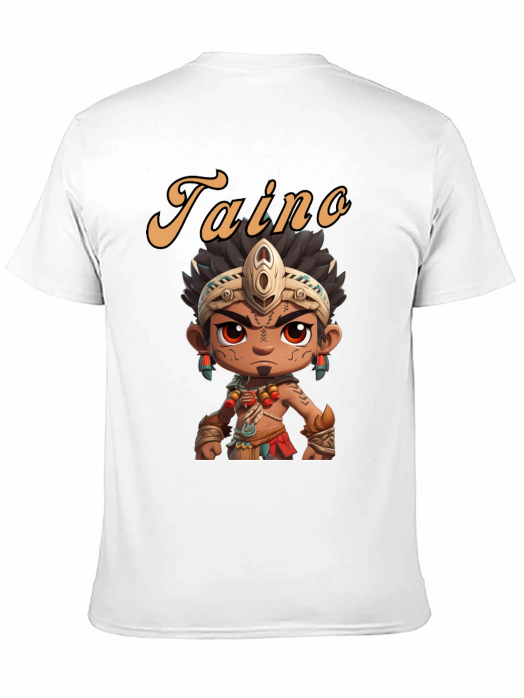 Taino Character Black T-Shirt