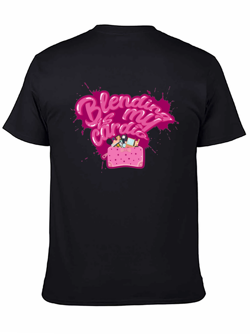 Blending is My Cardio Black T-Shirt