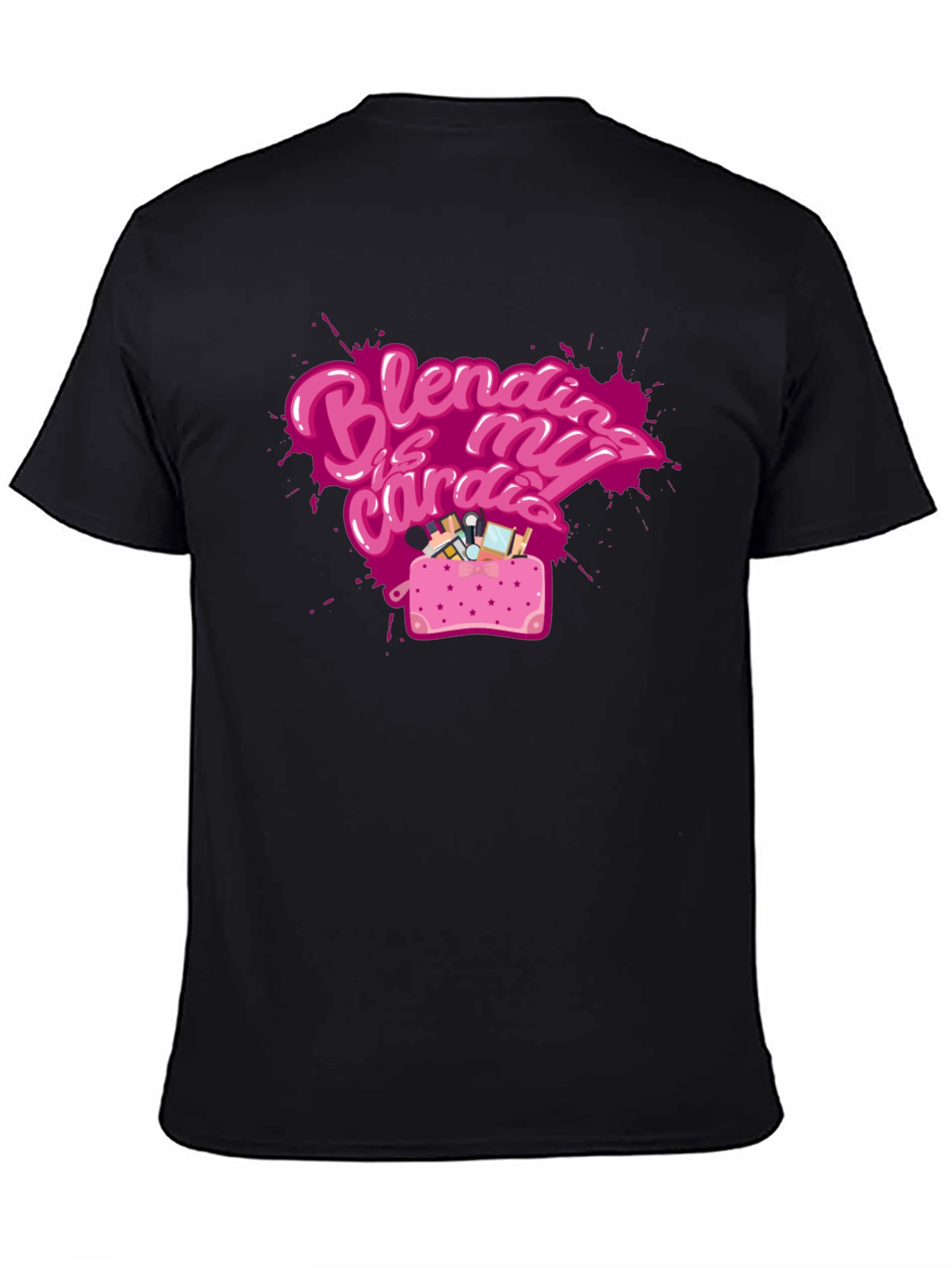 Blending is My Cardio Black T-Shirt