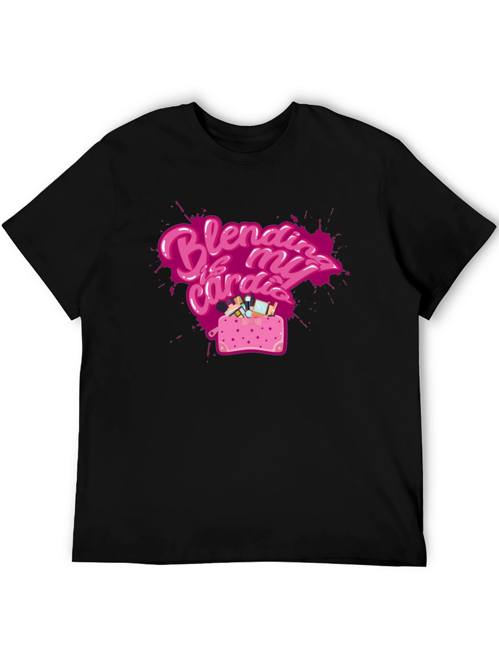 Blending is My Cardio Black T-Shirt