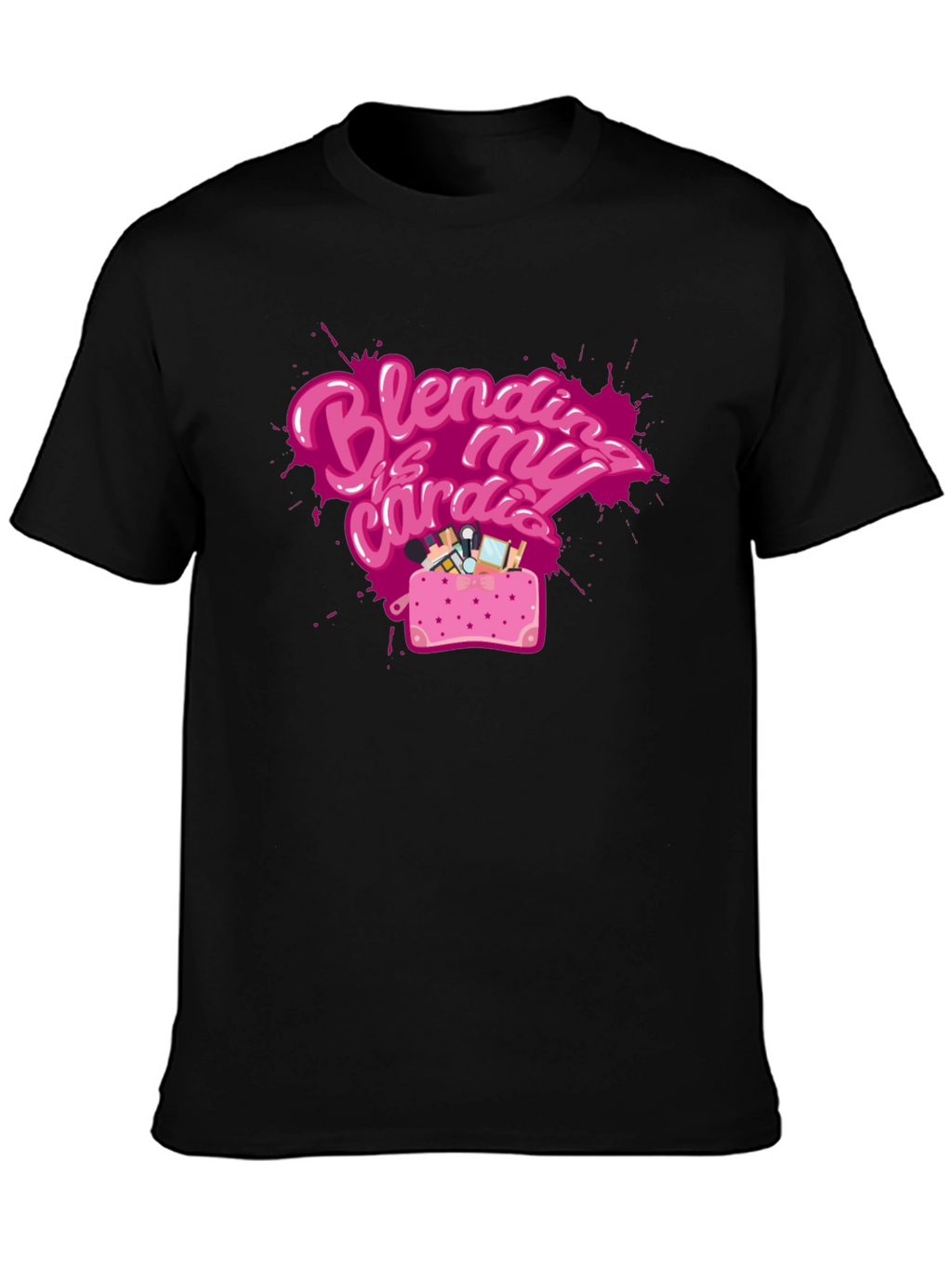 Blending is My Cardio Black T-Shirt