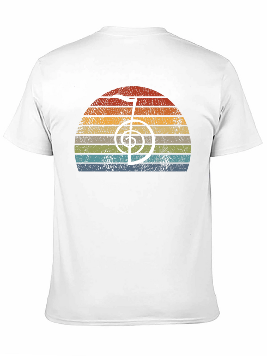 Retro Reiki Symbol Sunset T-Shirt