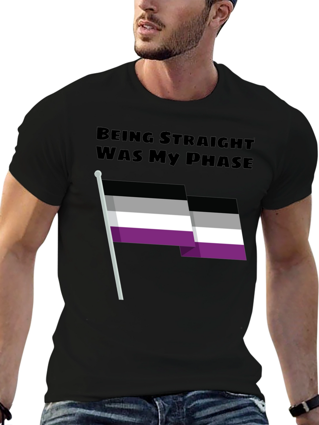 Being Straight Was My Phase Asexual Pride T-Shirt