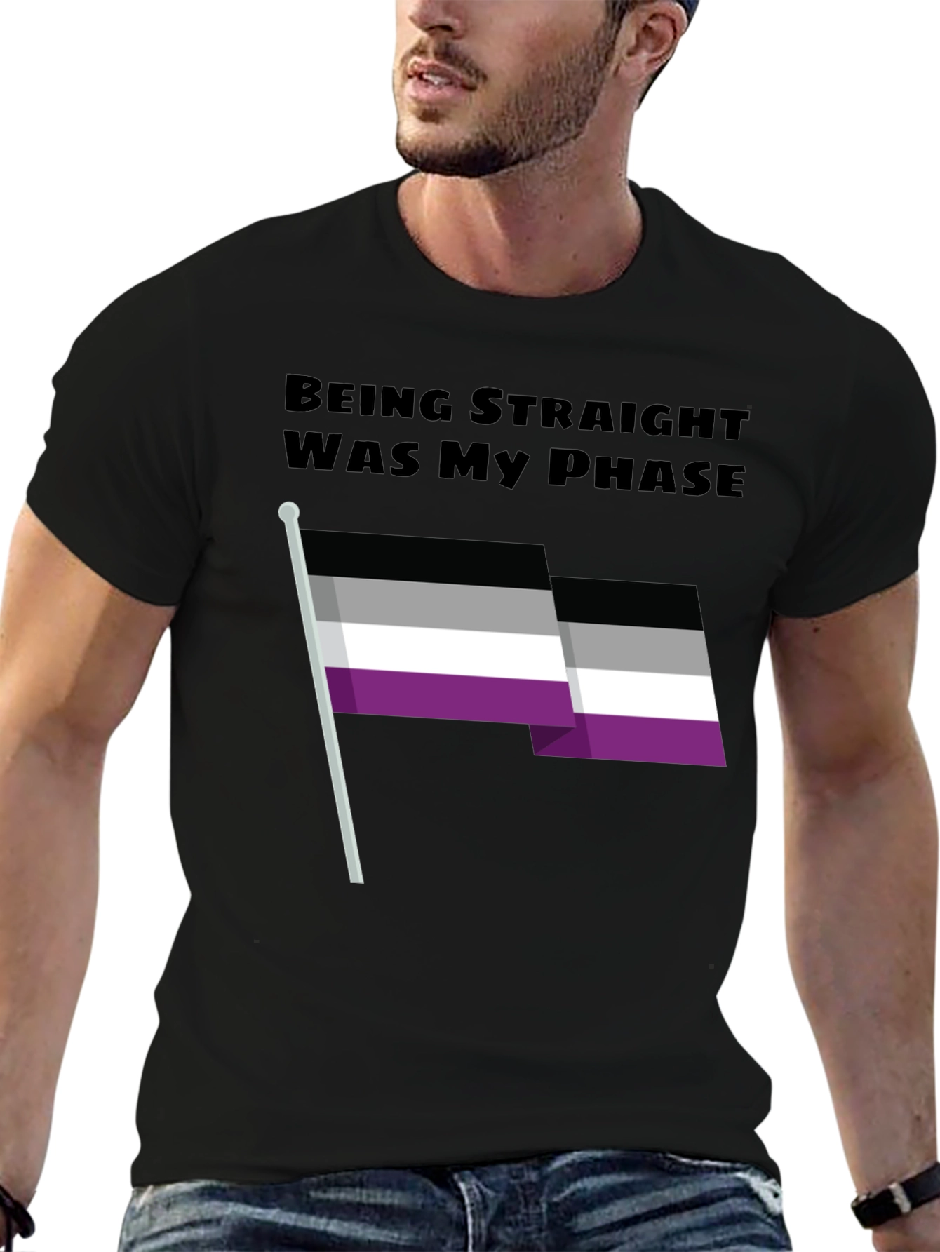 Being Straight Was My Phase Asexual Pride T-Shirt