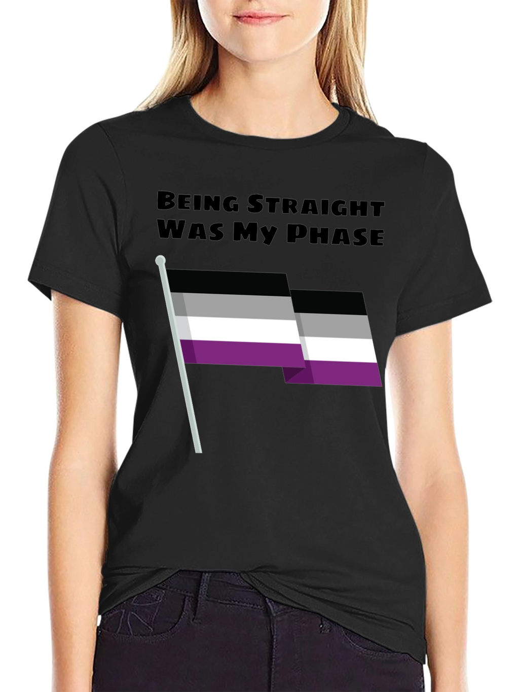 Being Straight Was My Phase Asexual Pride T-Shirt