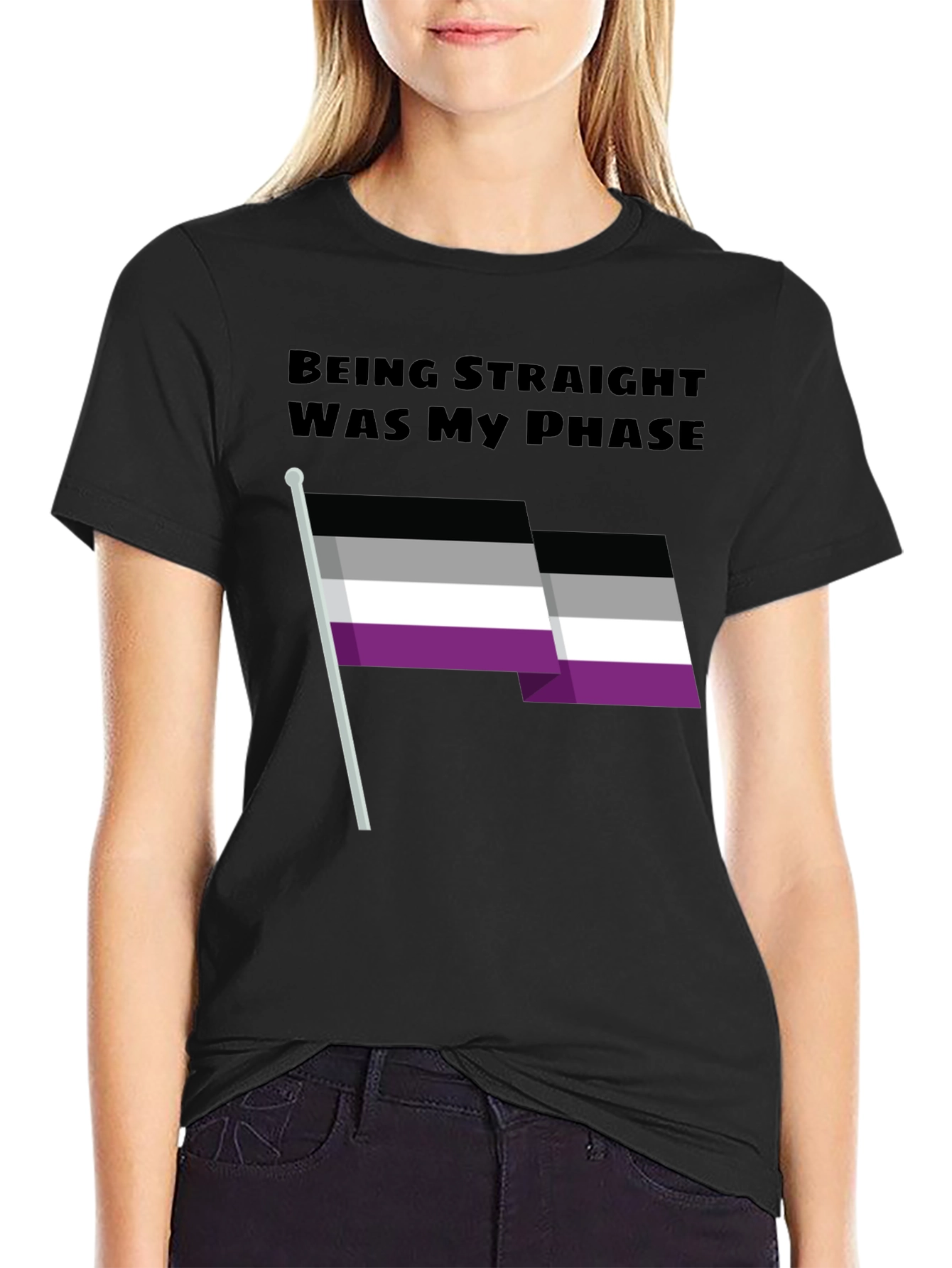 Being Straight Was My Phase Asexual Pride T-Shirt