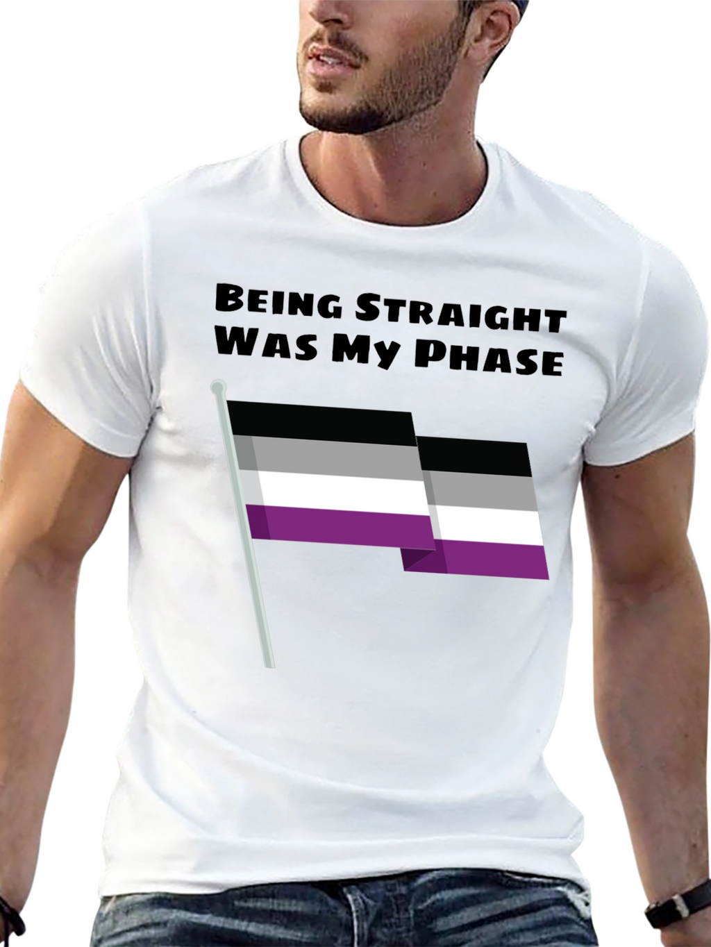 Being Straight Was My Phase Asexual Pride T-Shirt