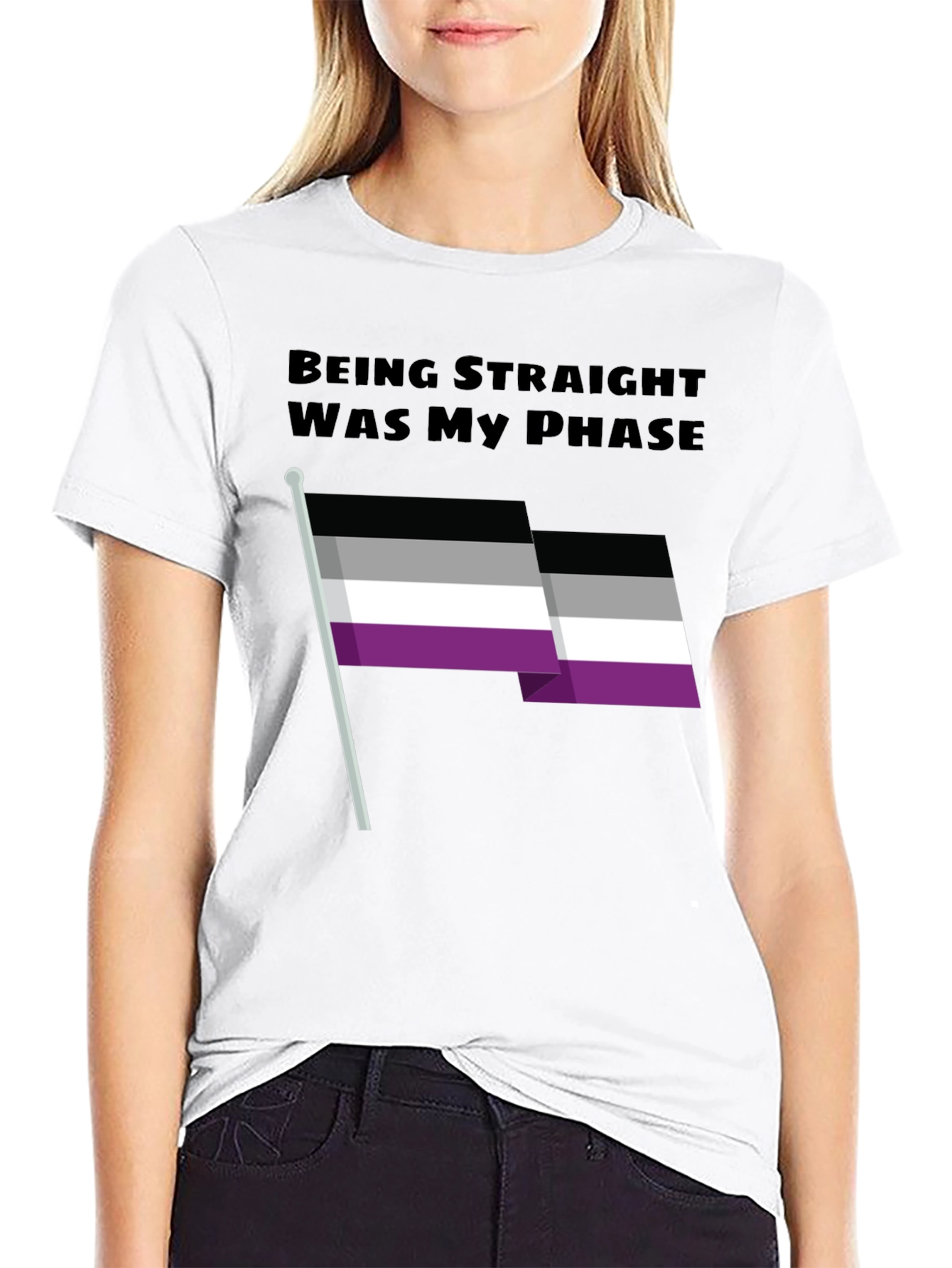 Being Straight Was My Phase Asexual Pride T-Shirt