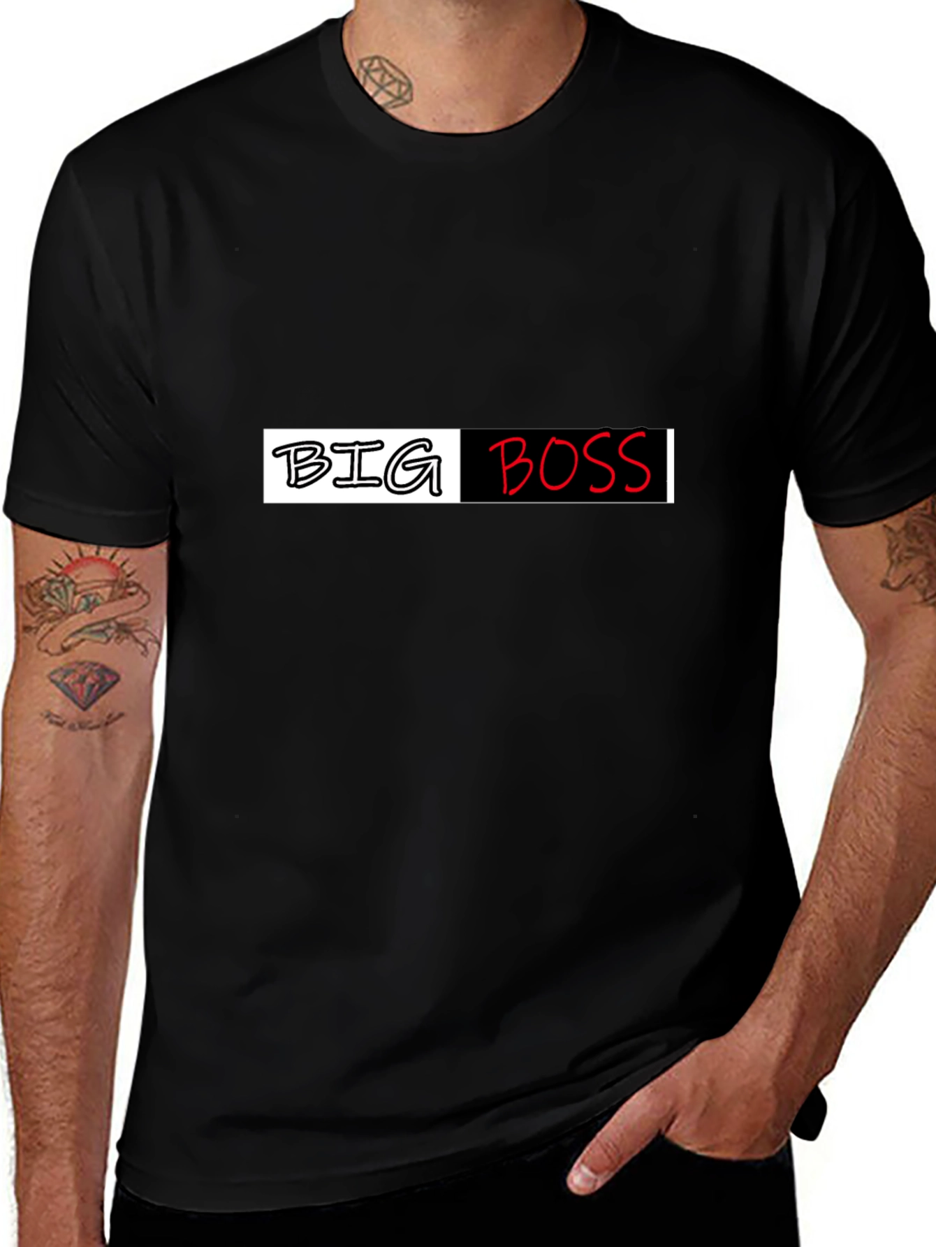 Big Boss Graphic Tee - Stylish Menswear