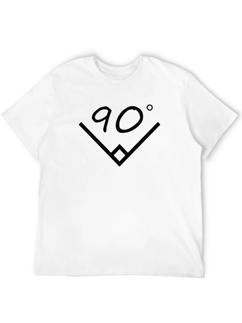 90 Degree Angle Graphic T-Shirt