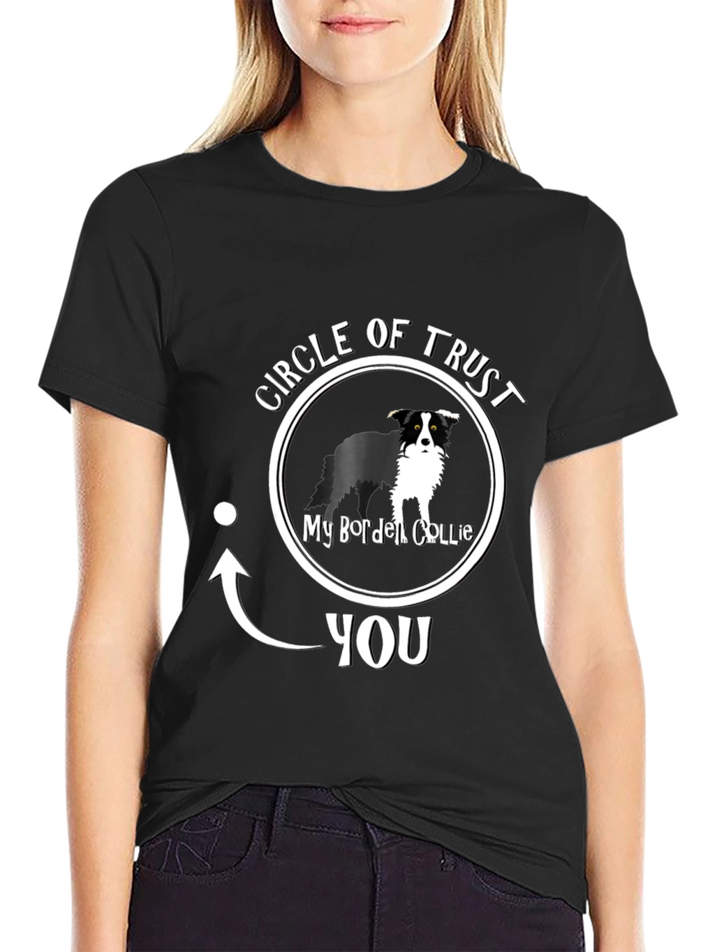 Circle of Trust Border Collie Graphic T-Shirt