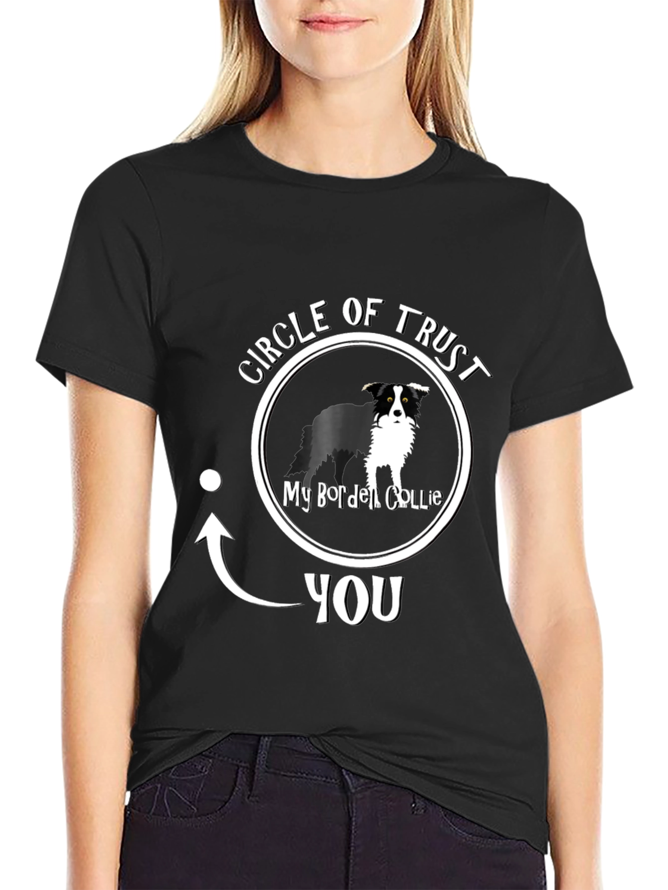 Circle of Trust Border Collie Graphic T-Shirt