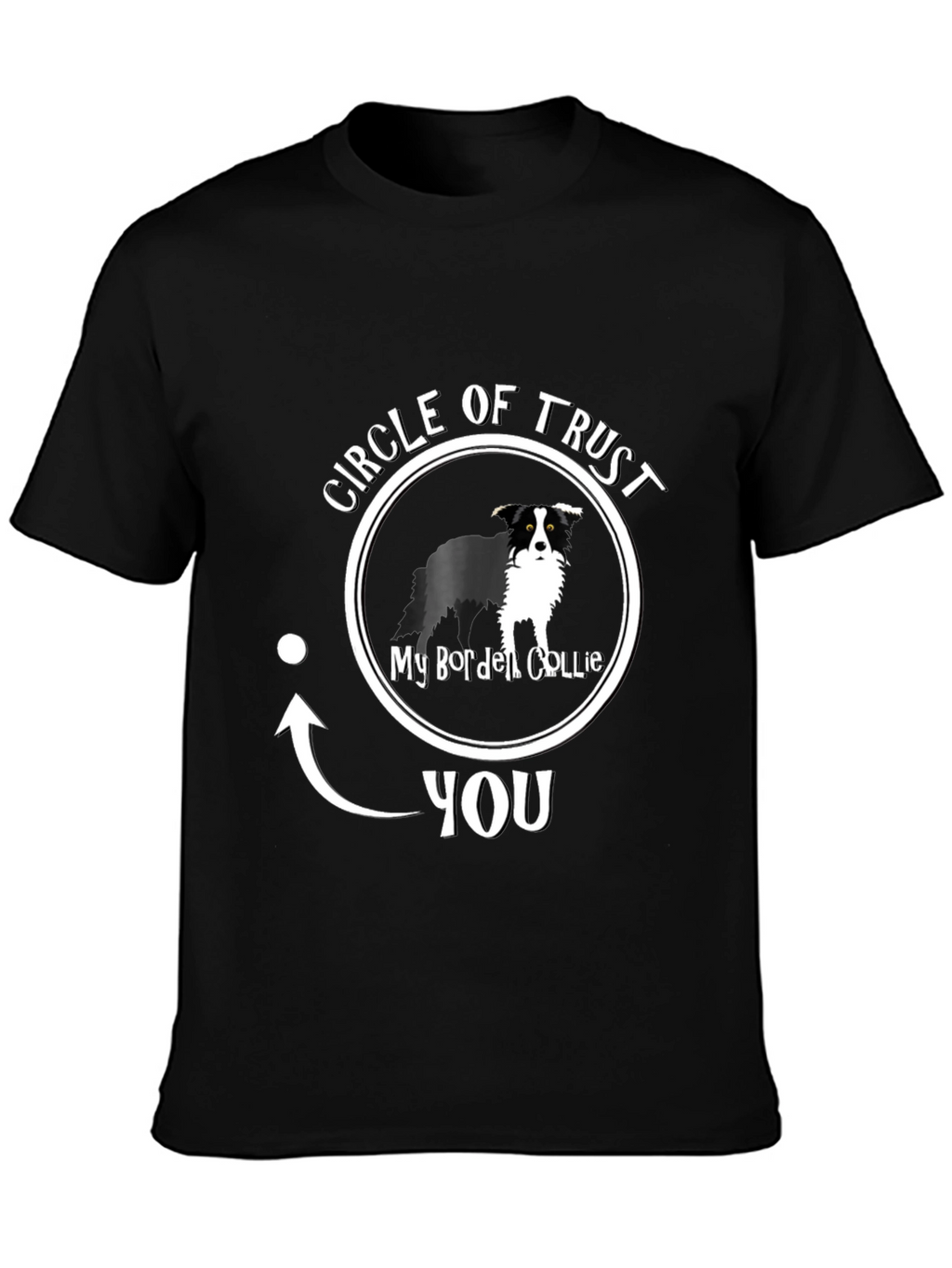 Circle of Trust Border Collie Graphic T-Shirt