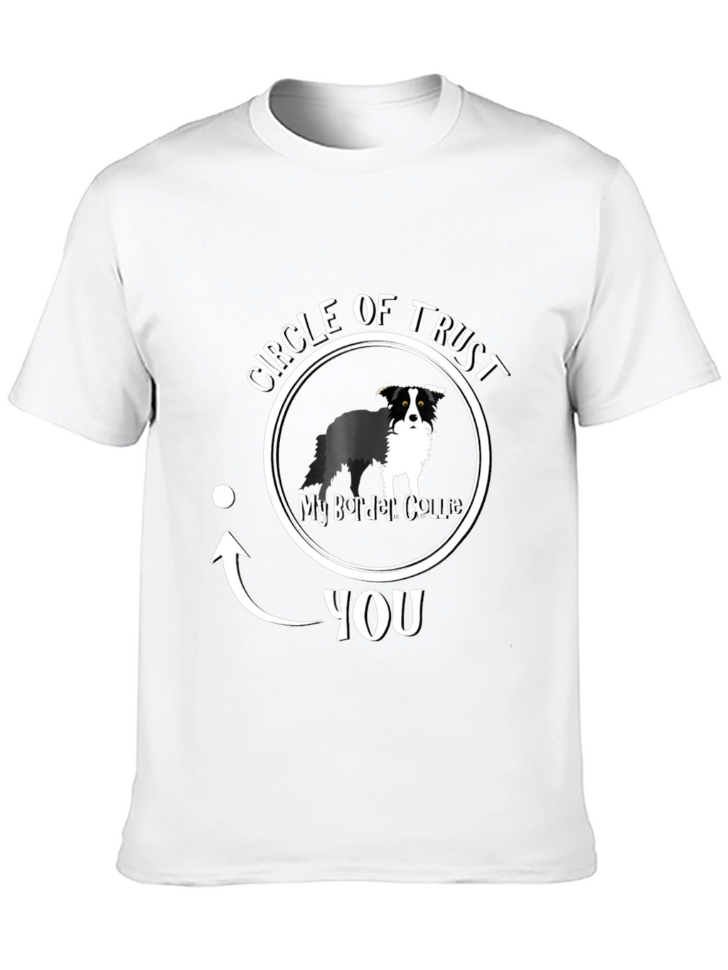Circle of Trust Border Collie Graphic T-Shirt