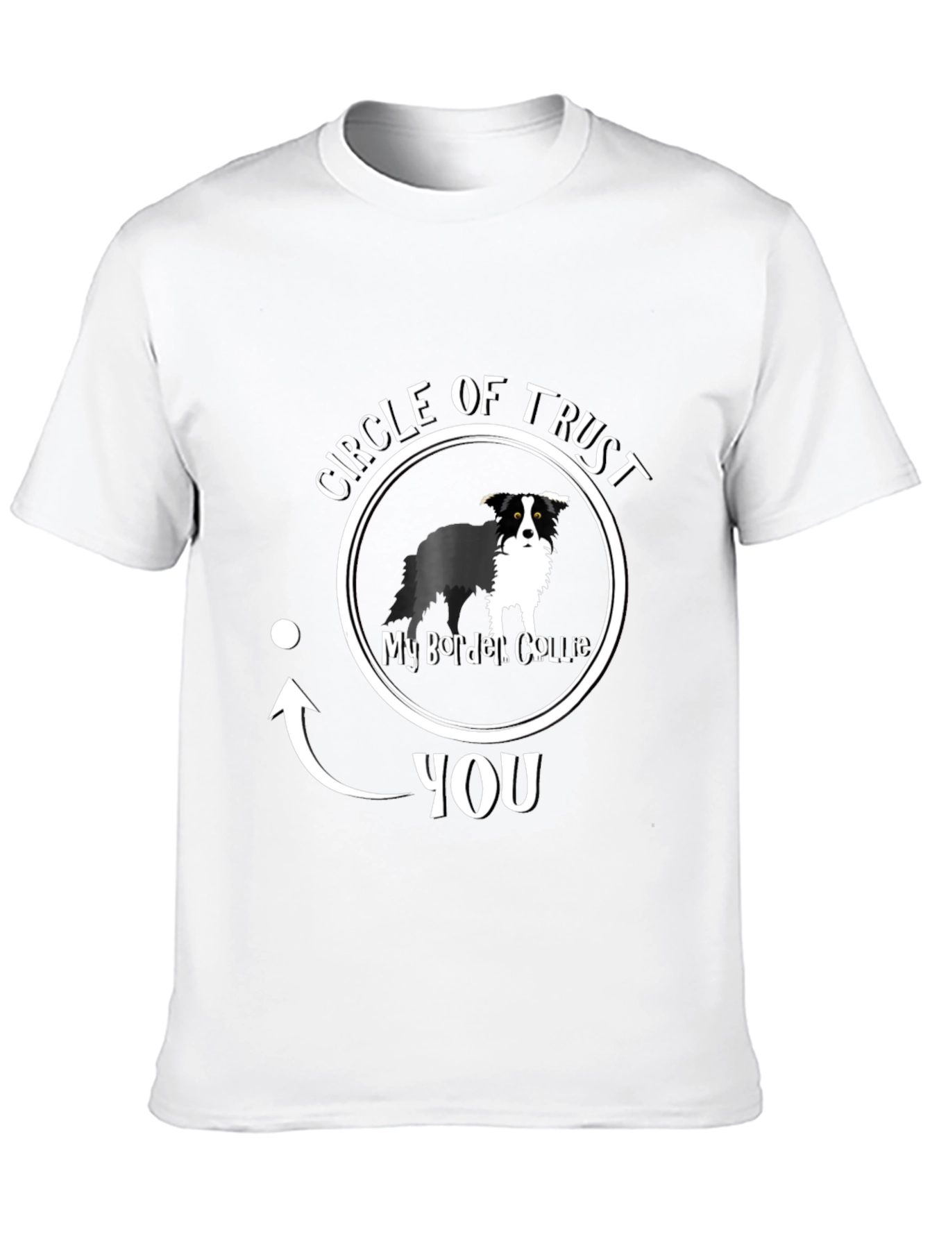 Circle of Trust Border Collie Graphic T-Shirt