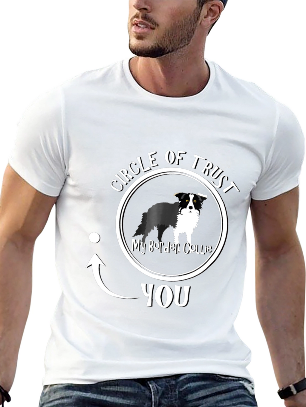 Circle of Trust Border Collie Graphic T-Shirt