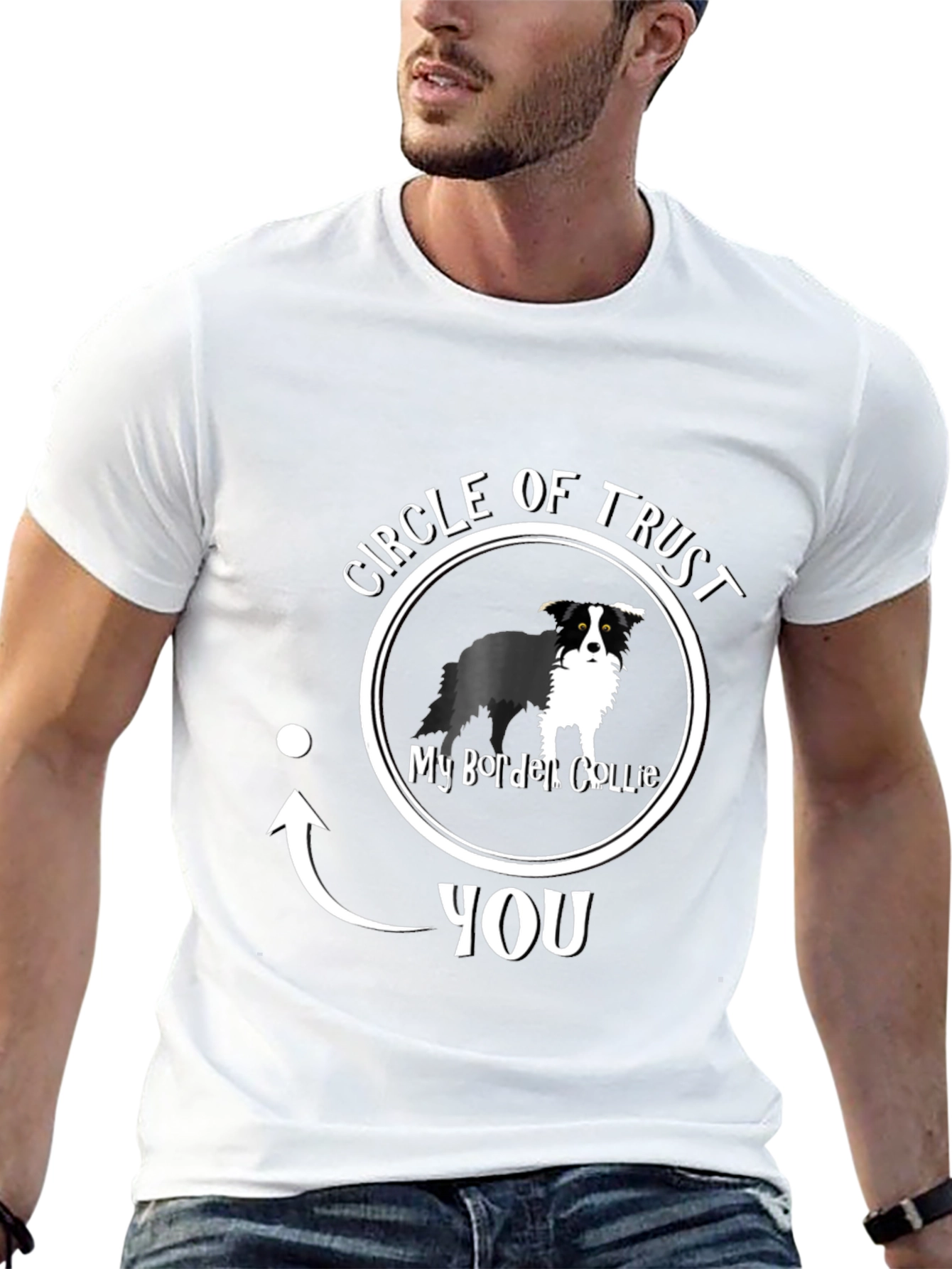 Circle of Trust Border Collie Graphic T-Shirt