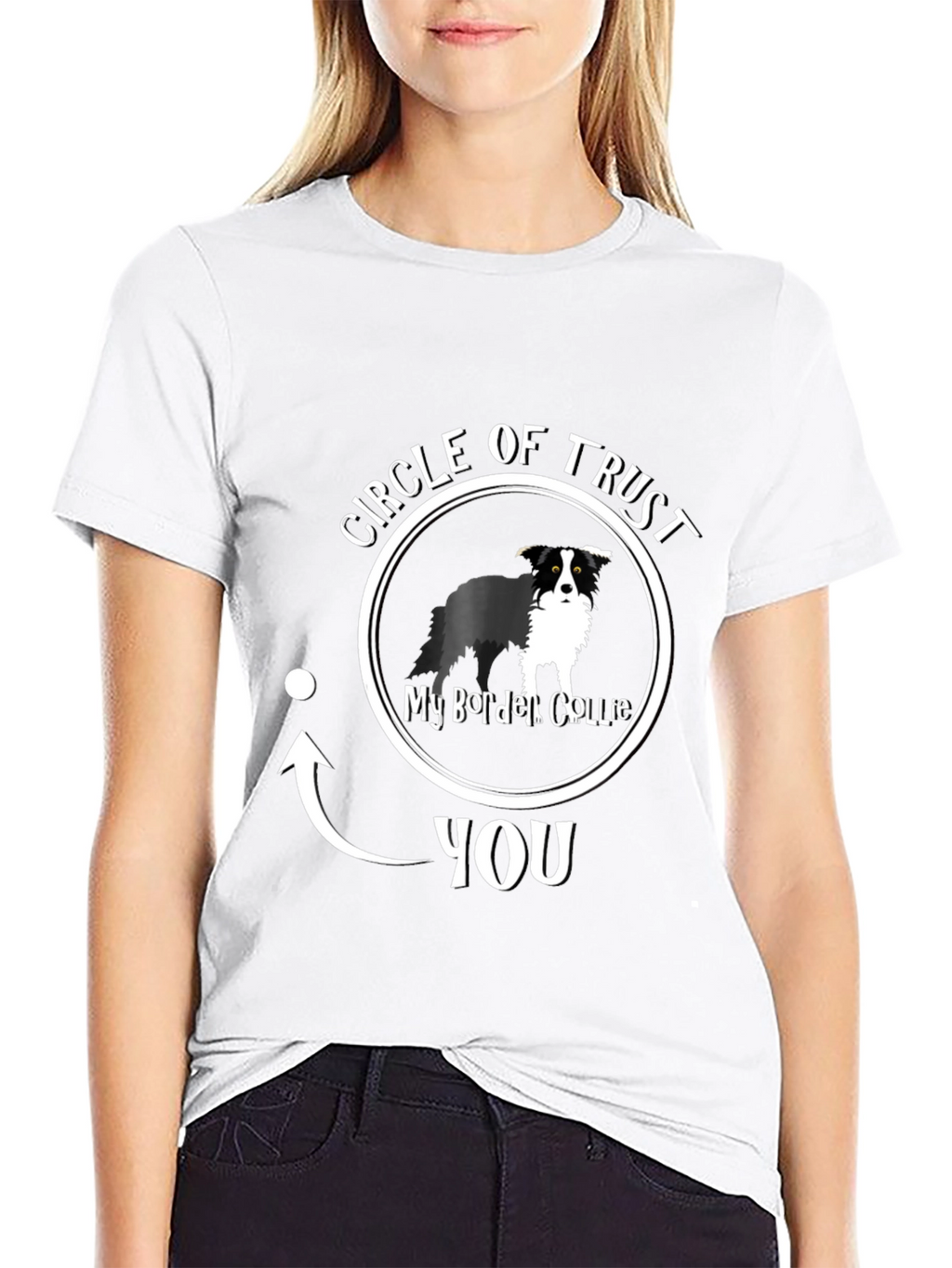 Circle of Trust Border Collie Graphic T-Shirt