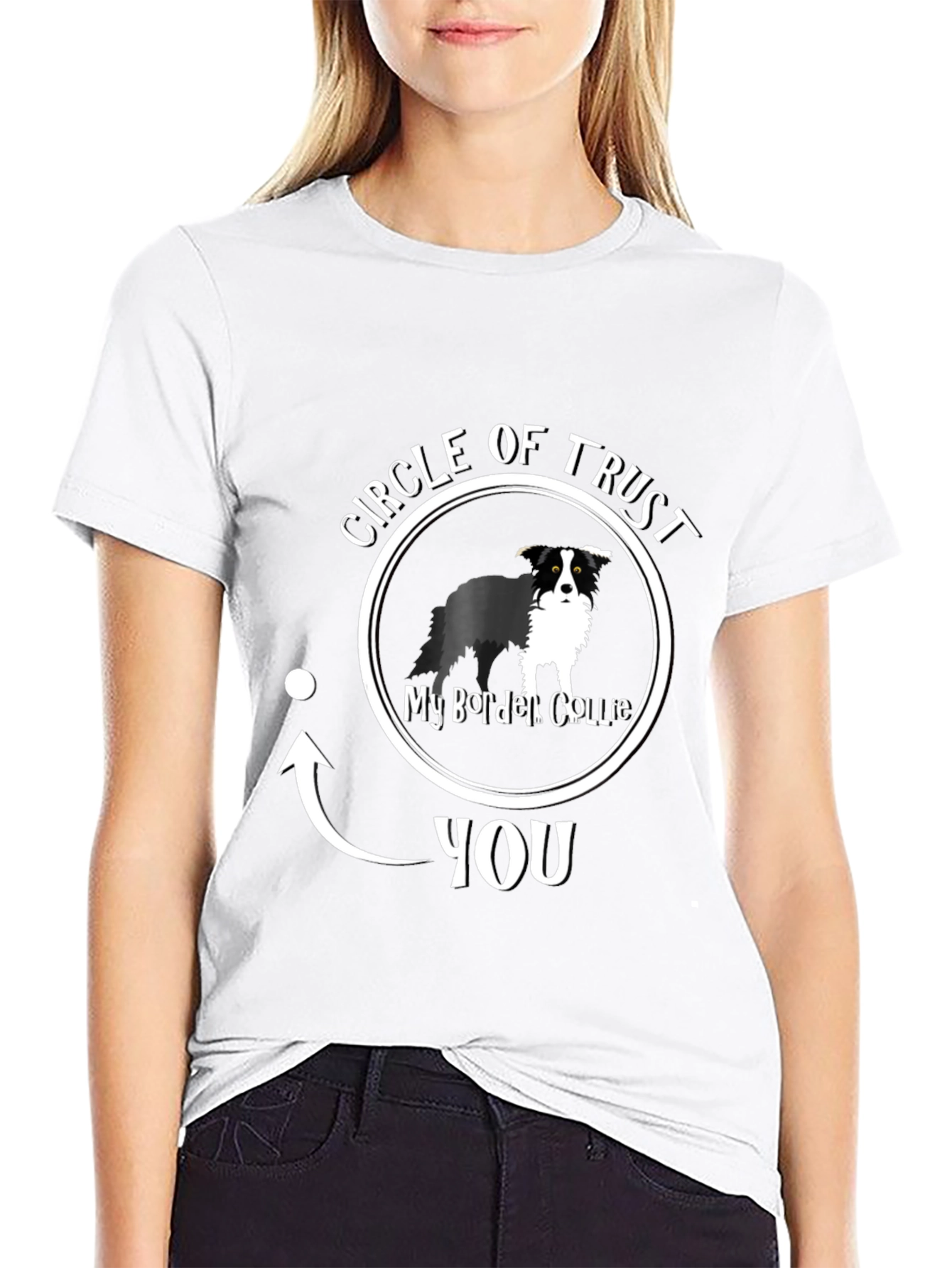 Circle of Trust Border Collie Graphic T-Shirt