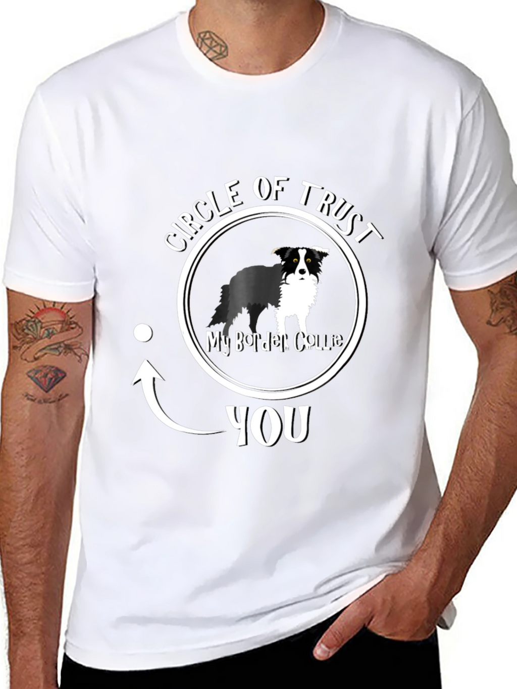Circle of Trust Border Collie Graphic T-Shirt