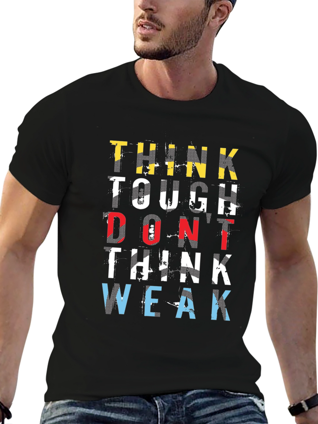 Think Tough T-Shirt - Motivational Graphic Tee
