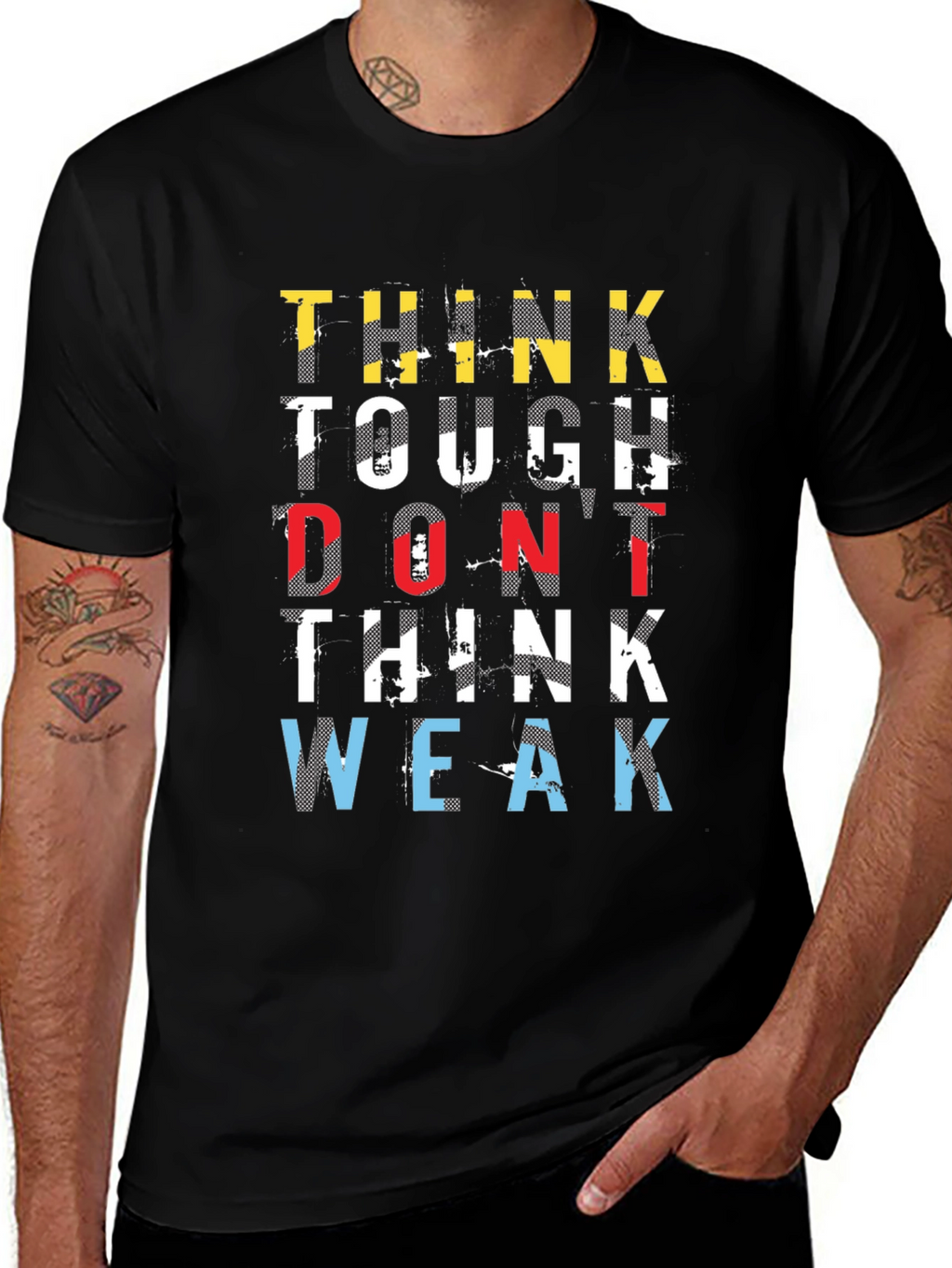 Think Tough T-Shirt - Motivational Graphic Tee
