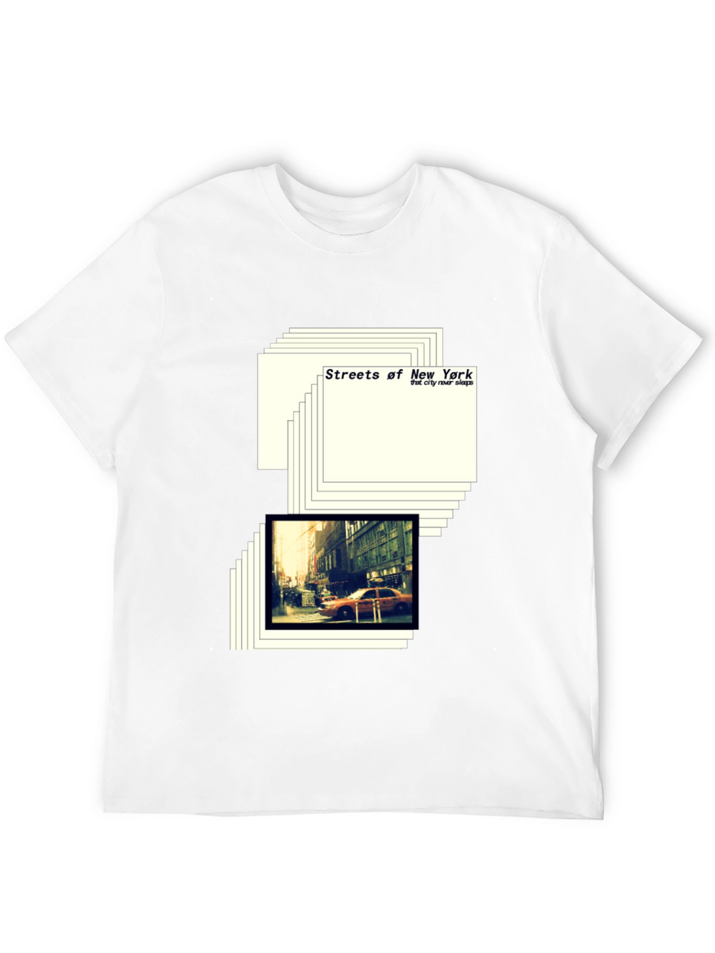 Streets of New York Graphic Print T-Shirt
