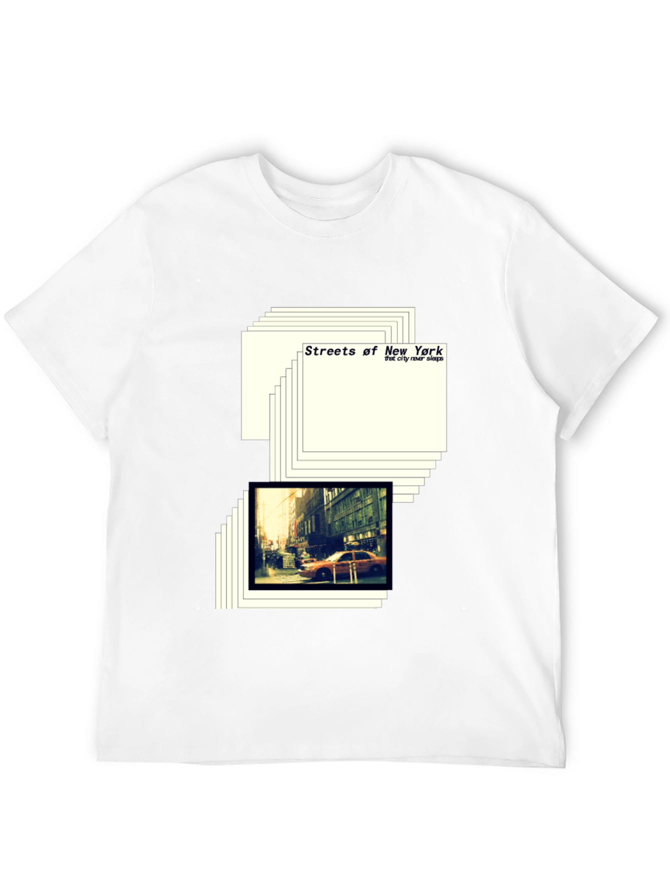 Streets of New York Graphic Print T-Shirt