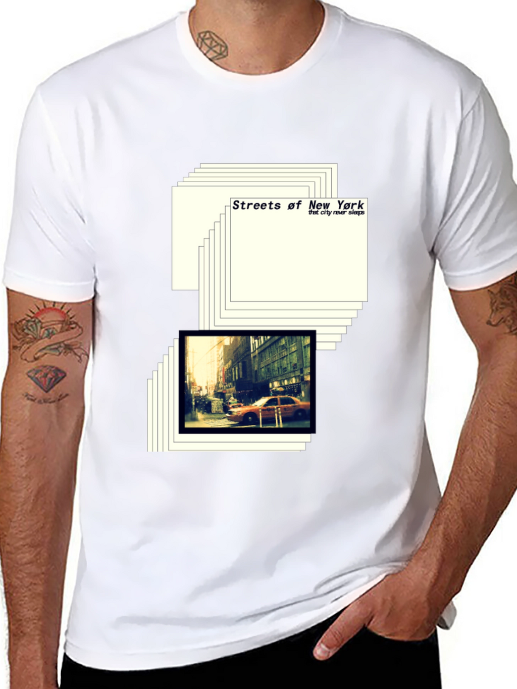 Streets of New York Graphic Print T-Shirt