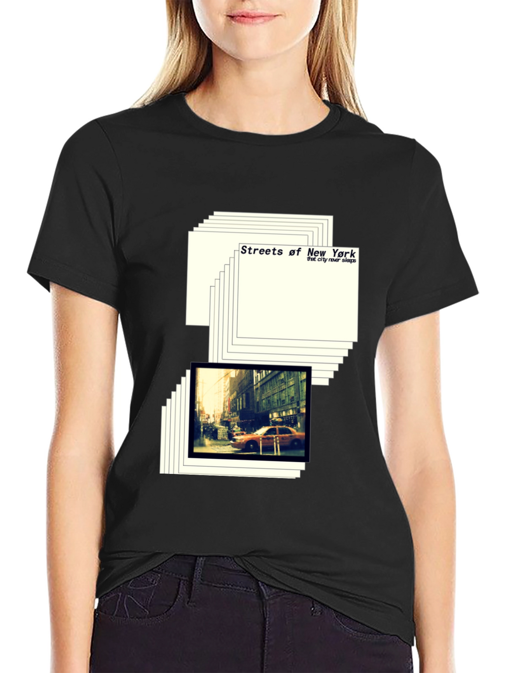Streets of New York Graphic Print T-Shirt