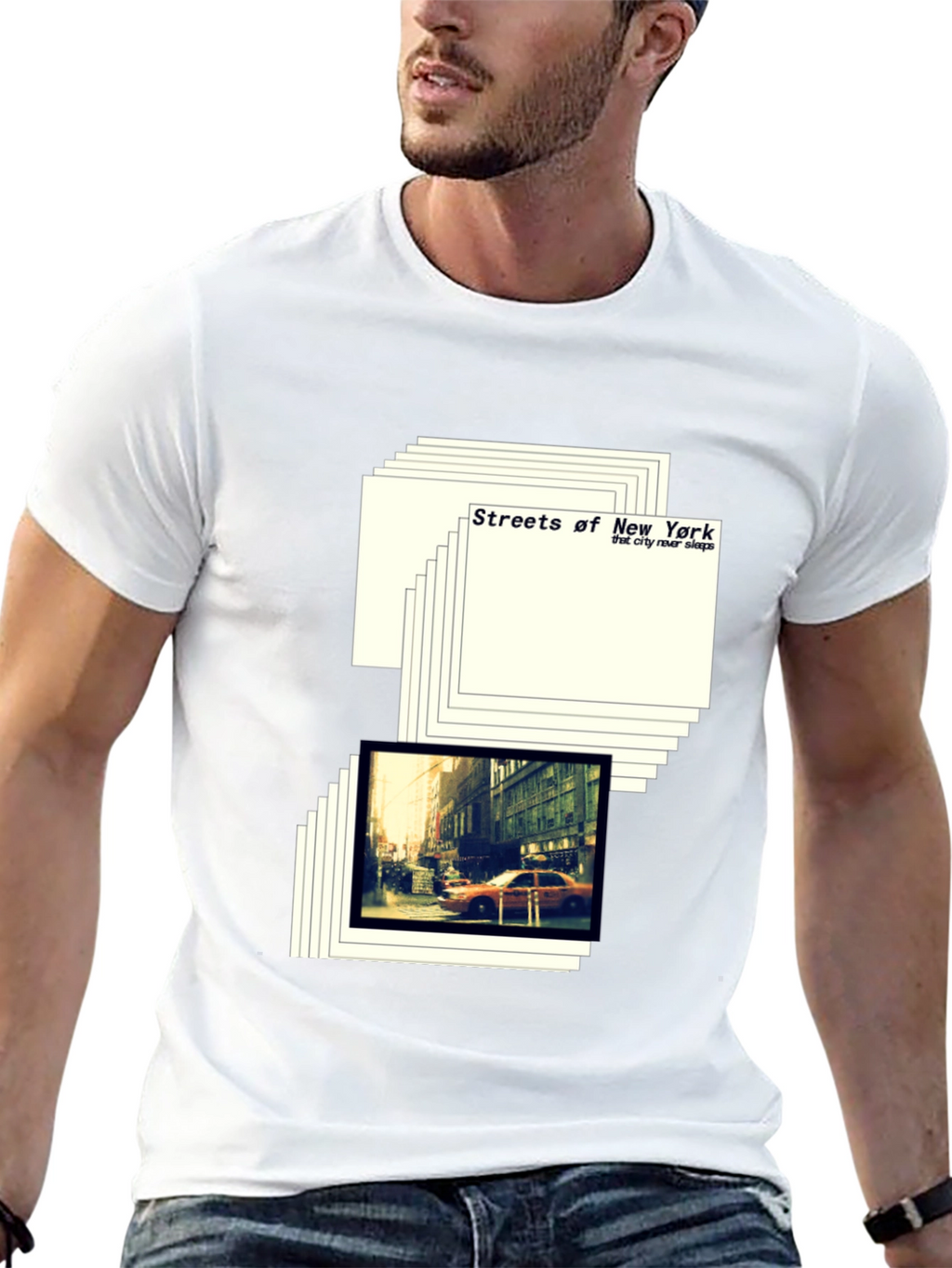 Streets of New York Graphic Print T-Shirt