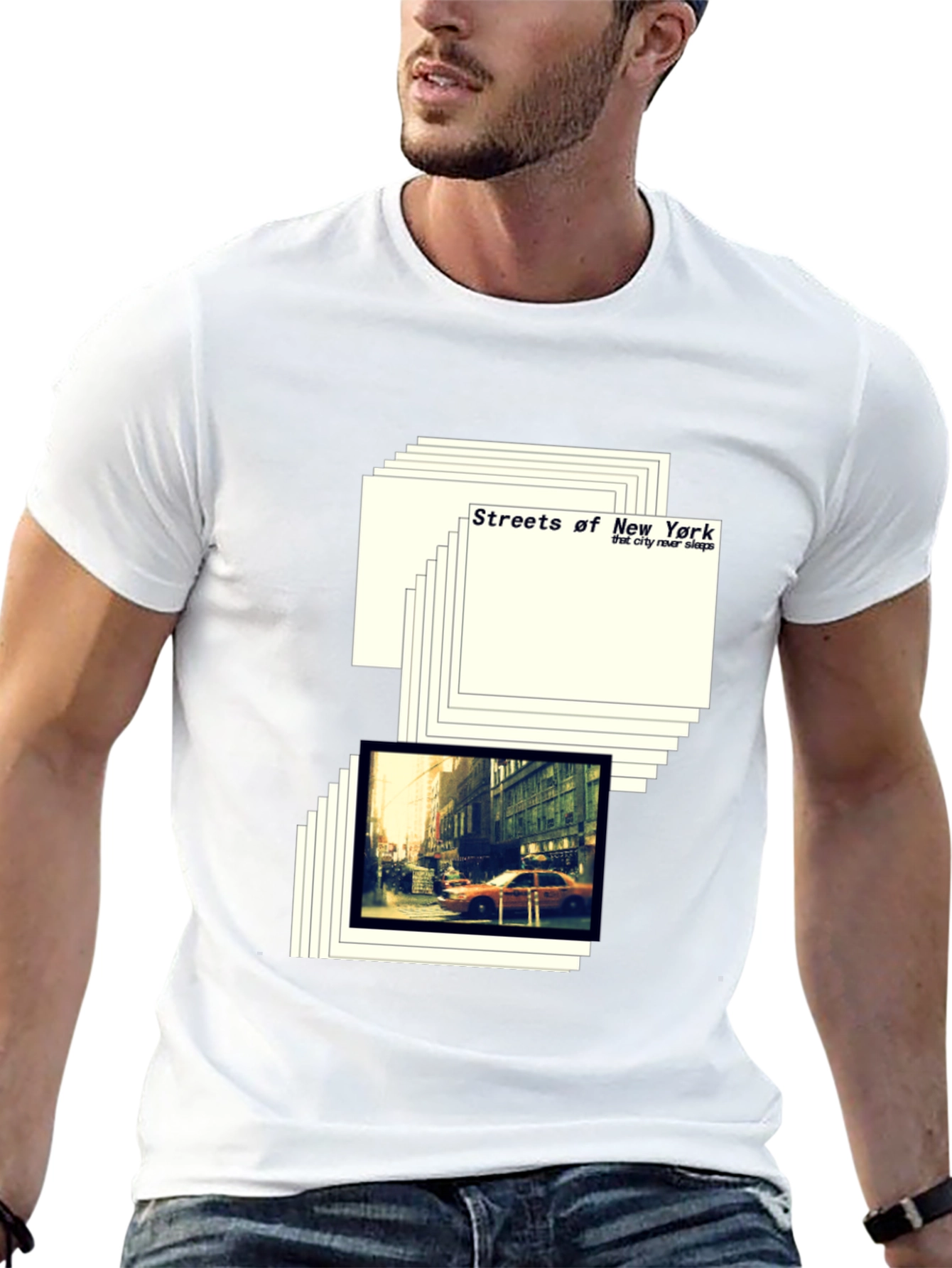Streets of New York Graphic Print T-Shirt