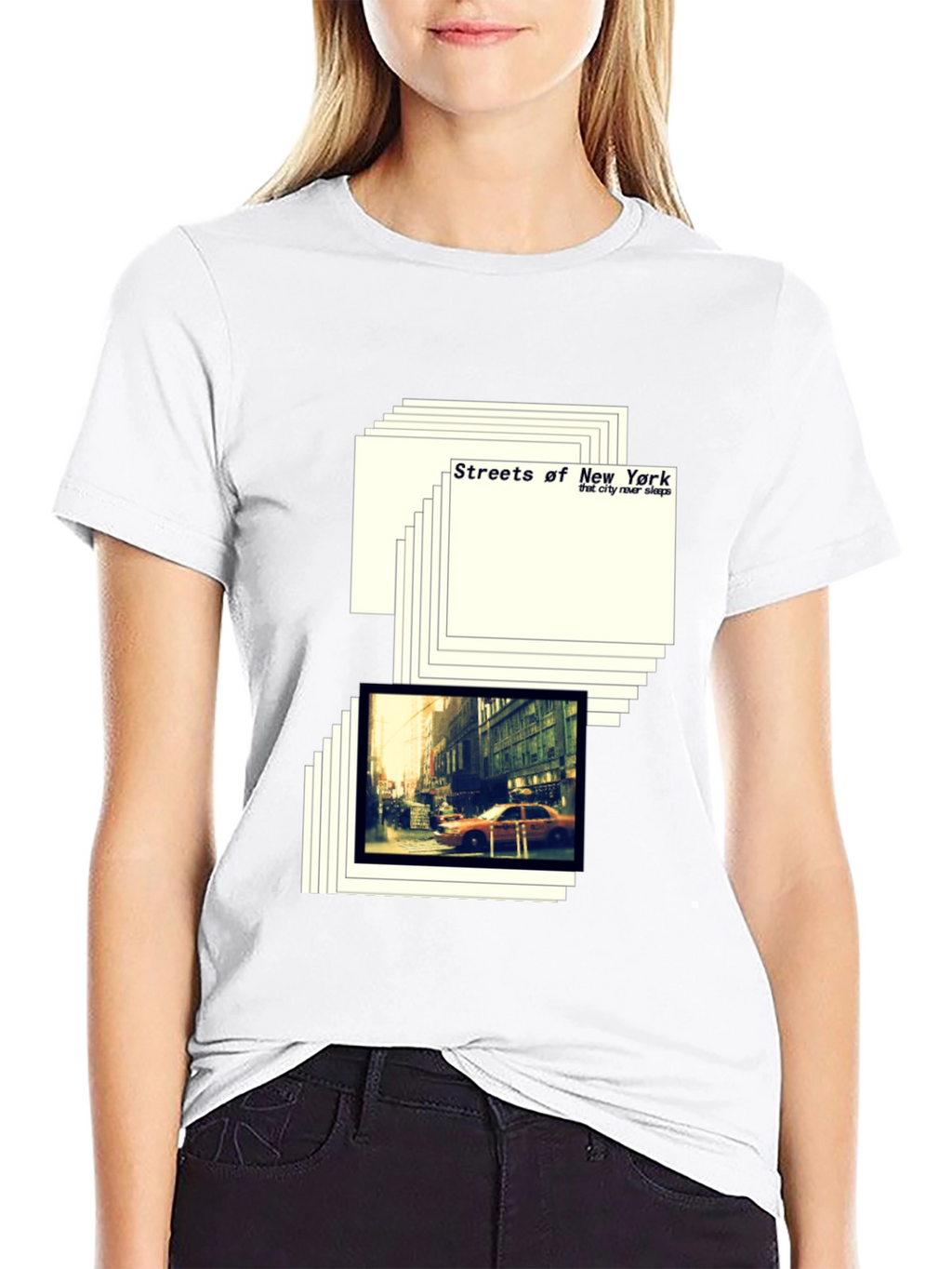 Streets of New York Graphic Print T-Shirt