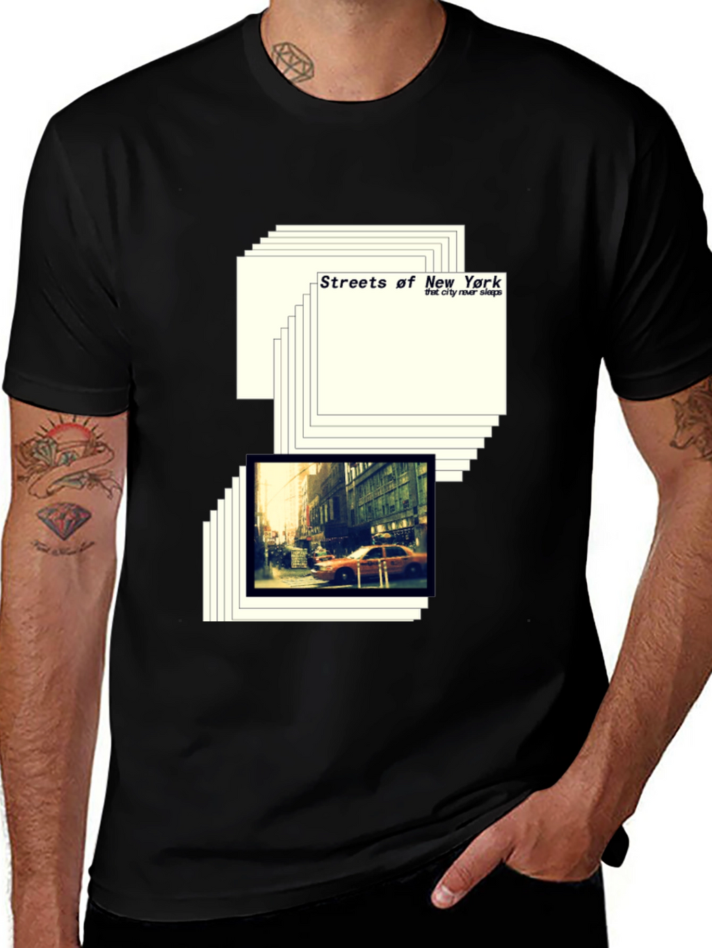 Streets of New York Graphic Print T-Shirt