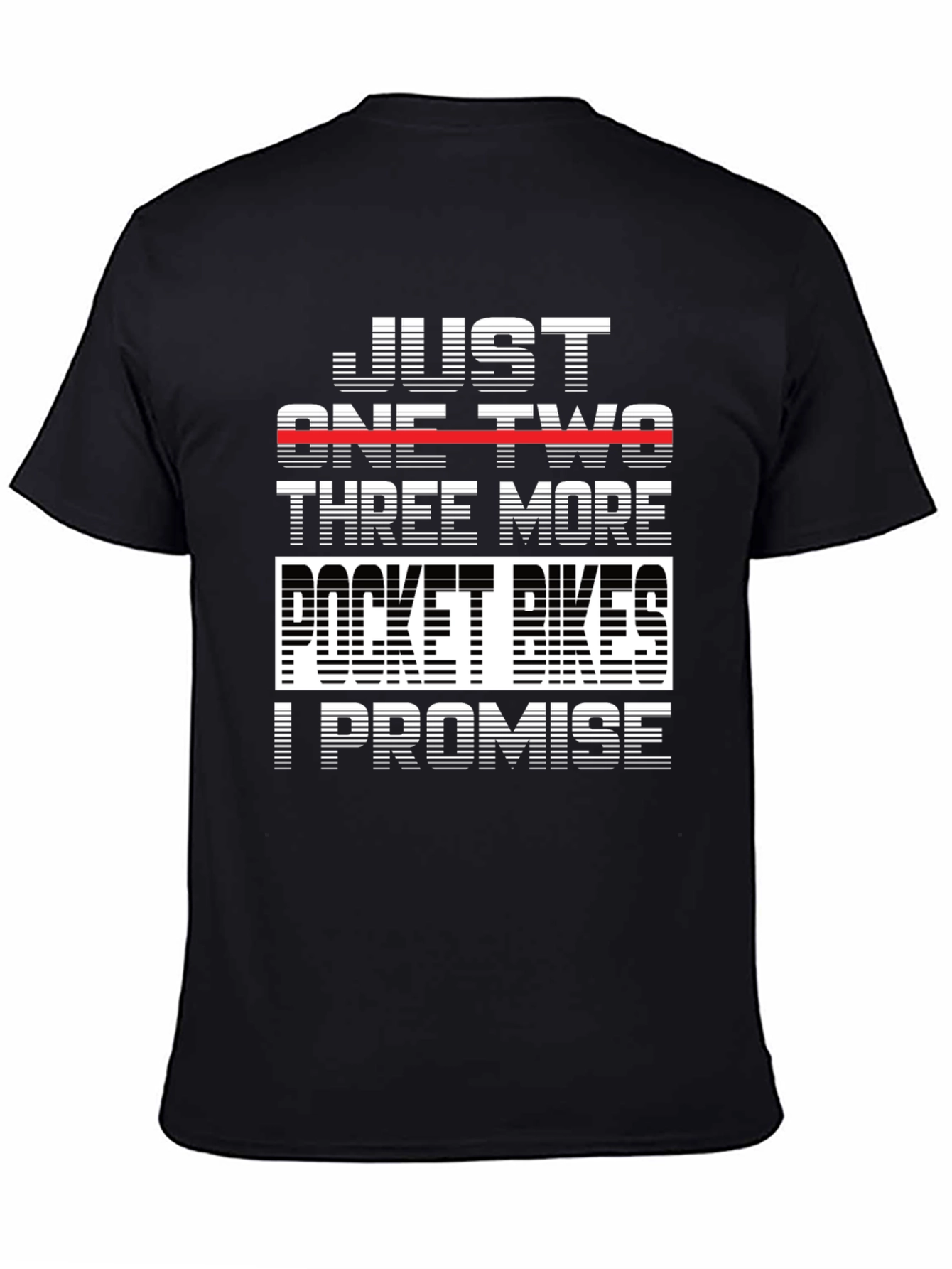 Just One Two Three More Pocket Bikes T-Shirt