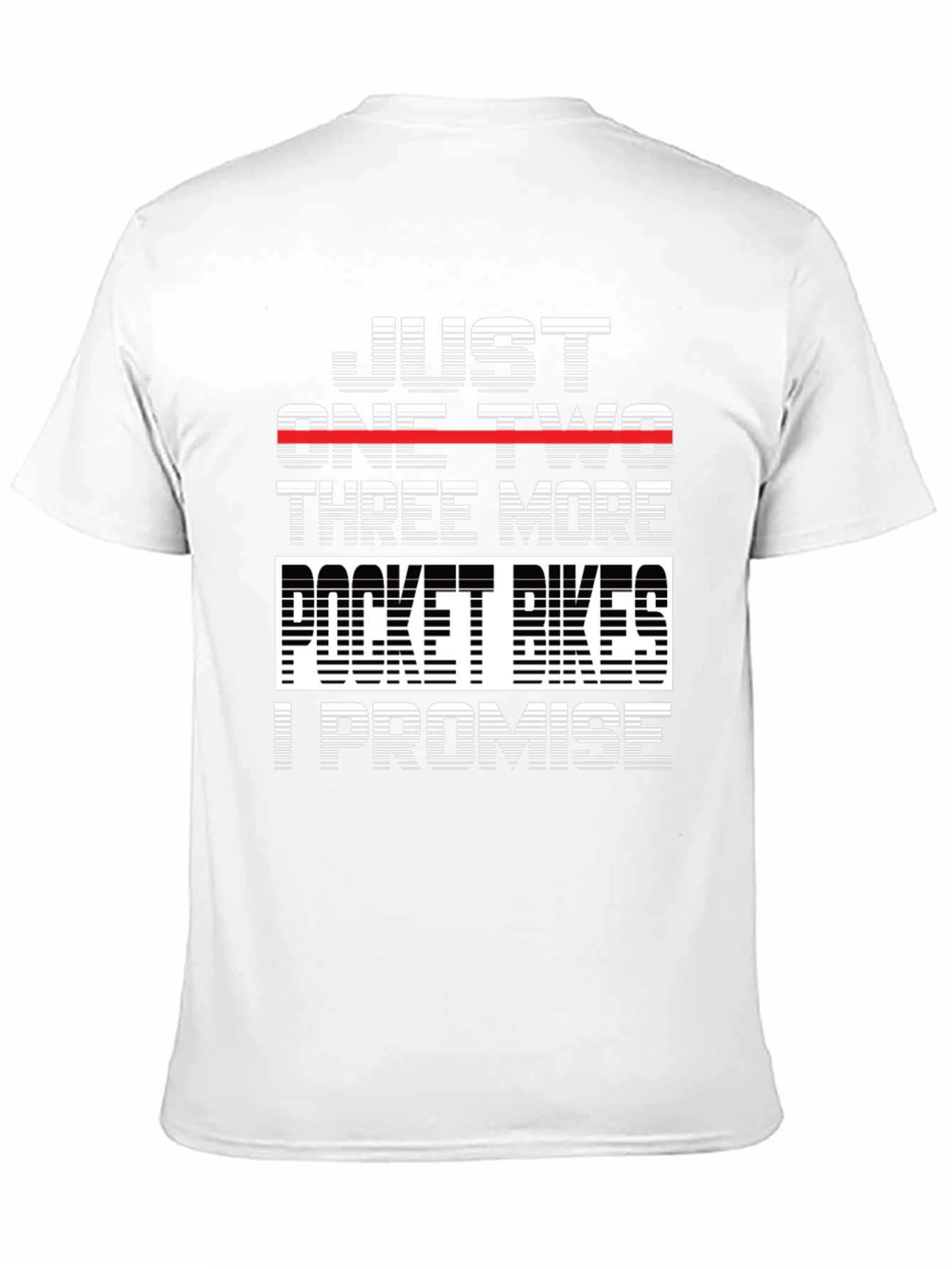 Just One Two Three More Pocket Bikes T-Shirt