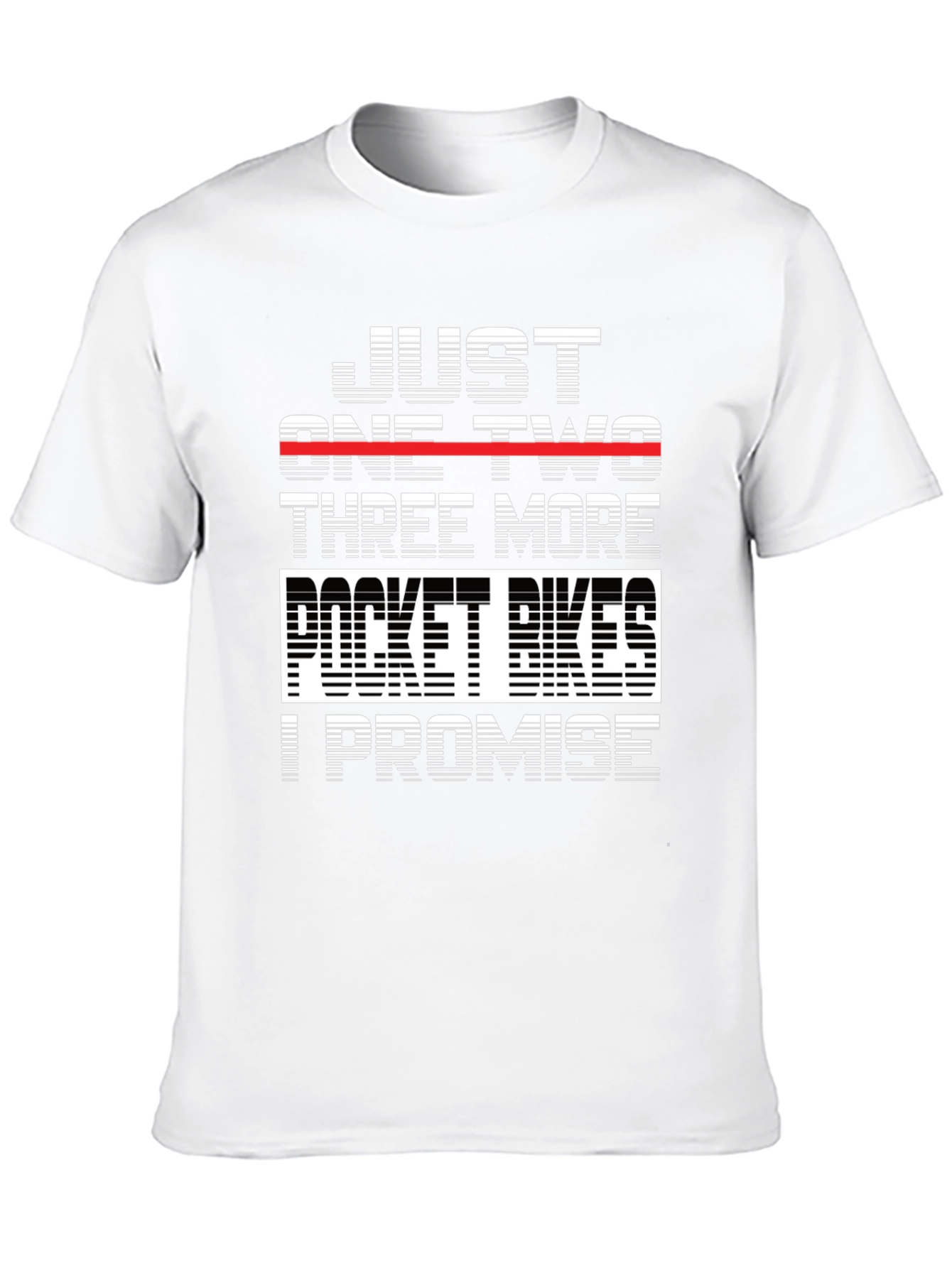 Just One Two Three More Pocket Bikes T-Shirt
