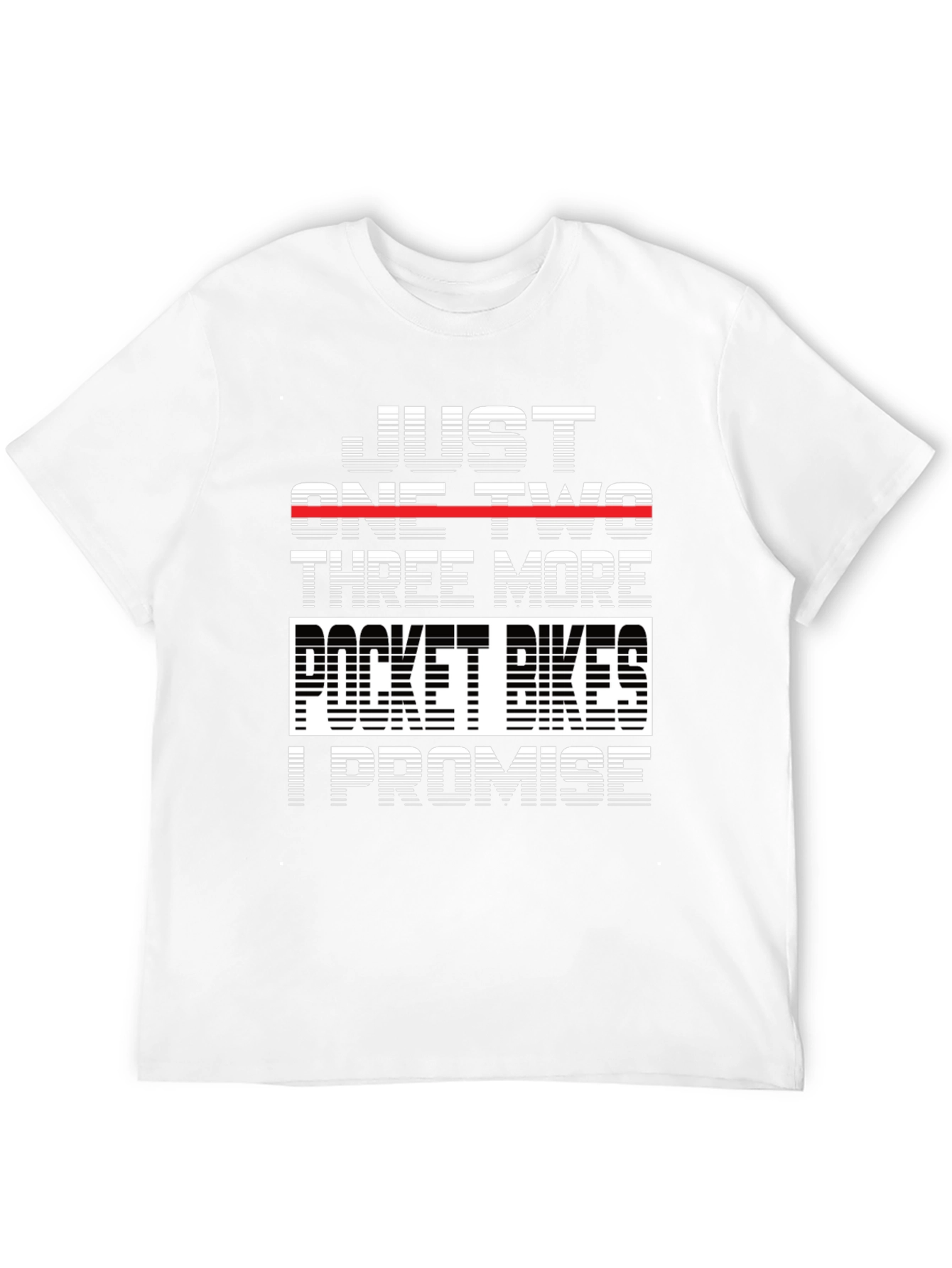 Just One Two Three More Pocket Bikes T-Shirt