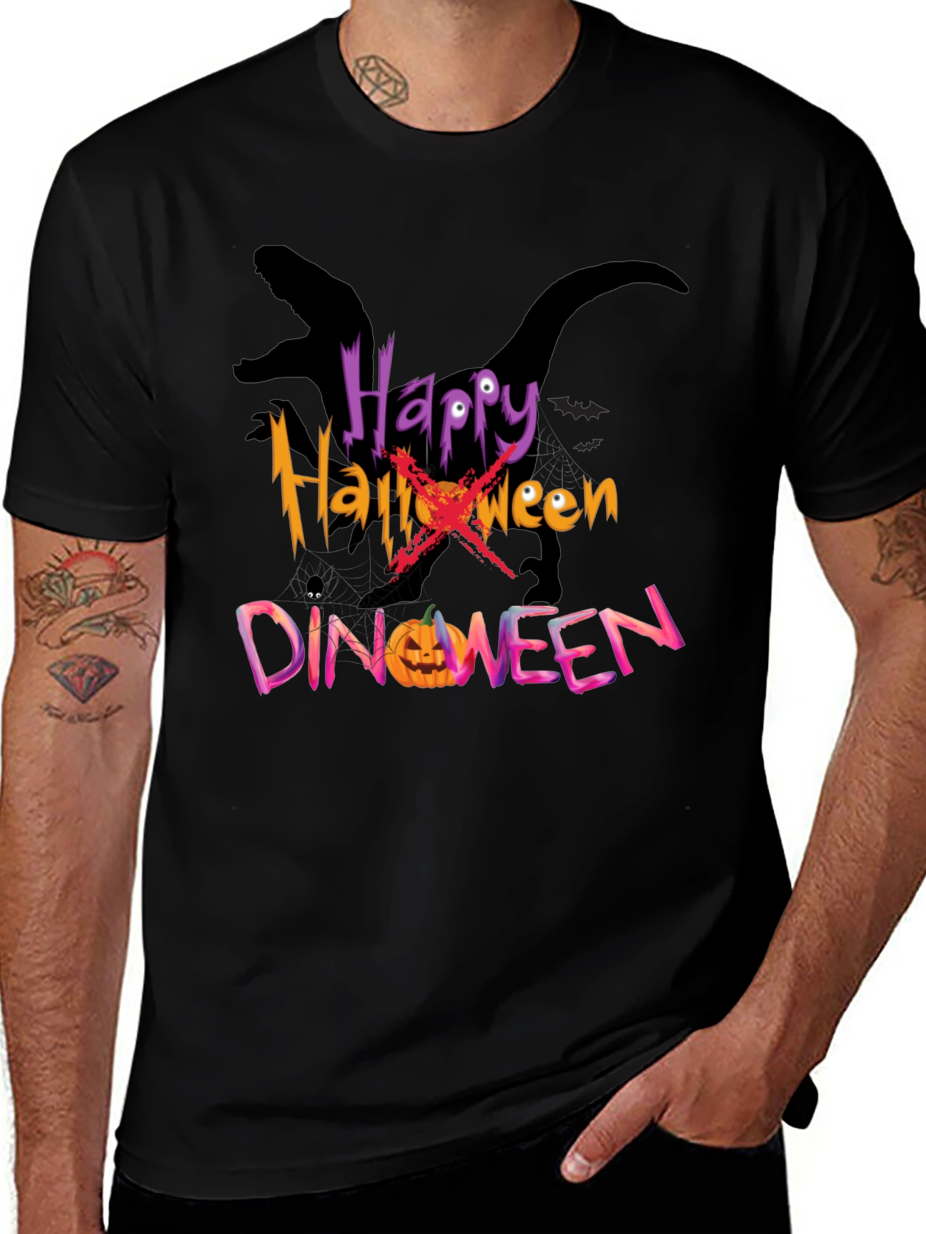Happy Dinoween Halloween T-Shirt