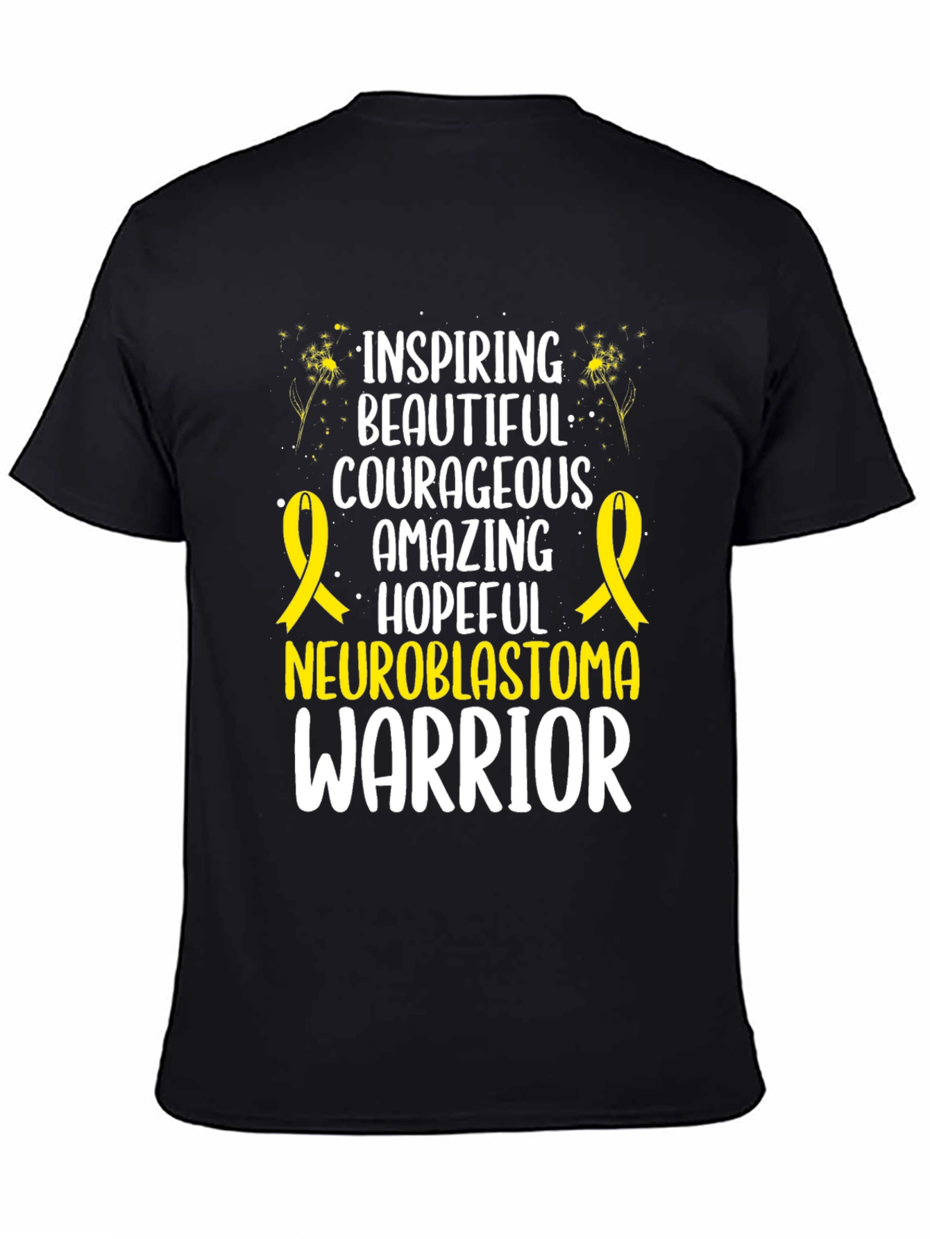 Neuroblastoma Warrior Inspiring T-Shirt
