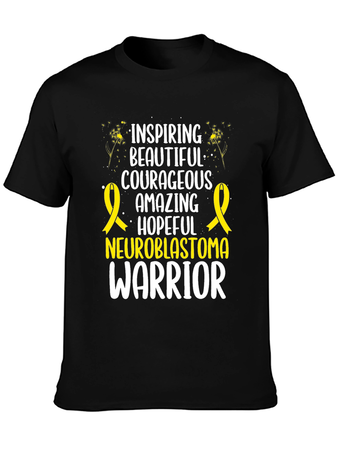 Neuroblastoma Warrior Inspiring T-Shirt