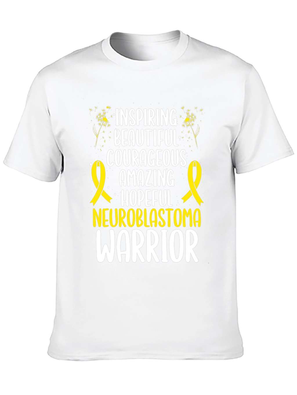 Neuroblastoma Warrior Inspiring T-Shirt
