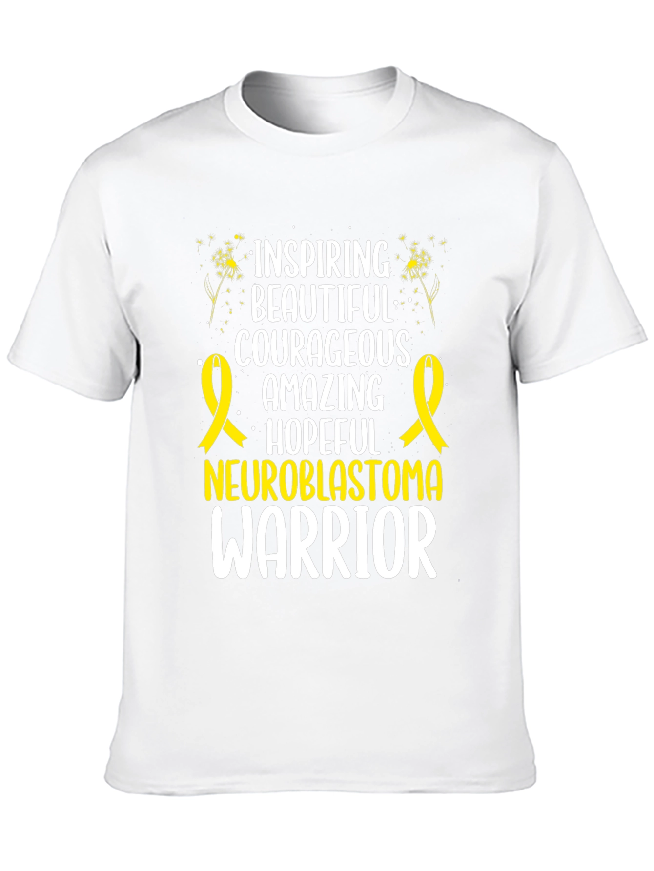 Neuroblastoma Warrior Inspiring T-Shirt