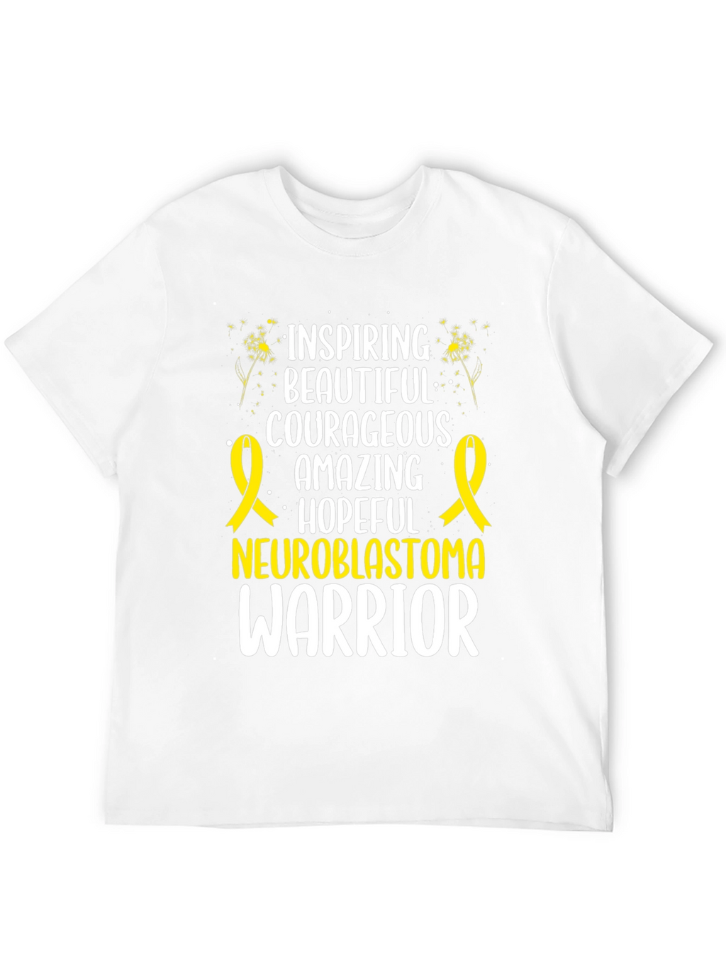 Neuroblastoma Warrior Inspiring T-Shirt
