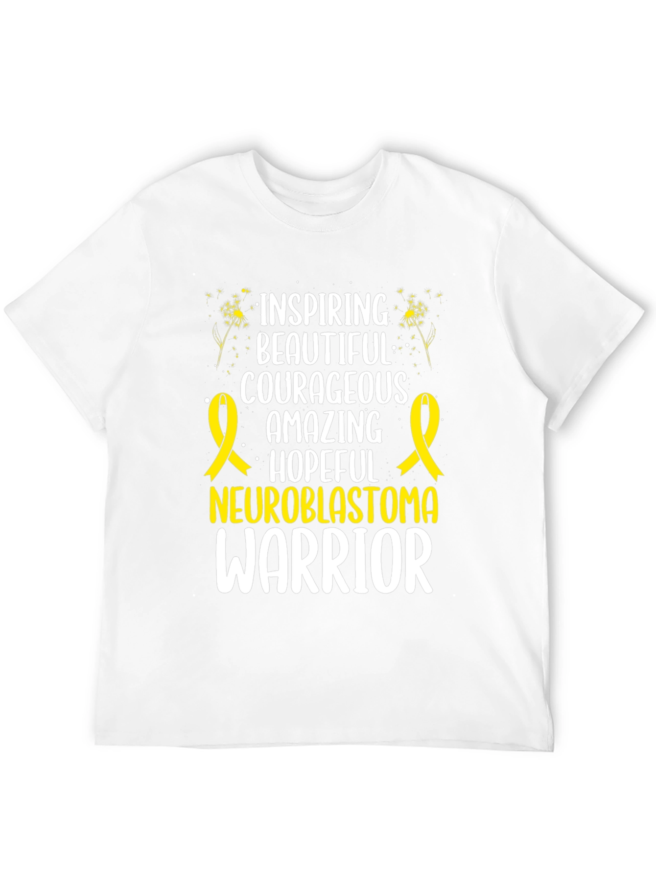 Neuroblastoma Warrior Inspiring T-Shirt