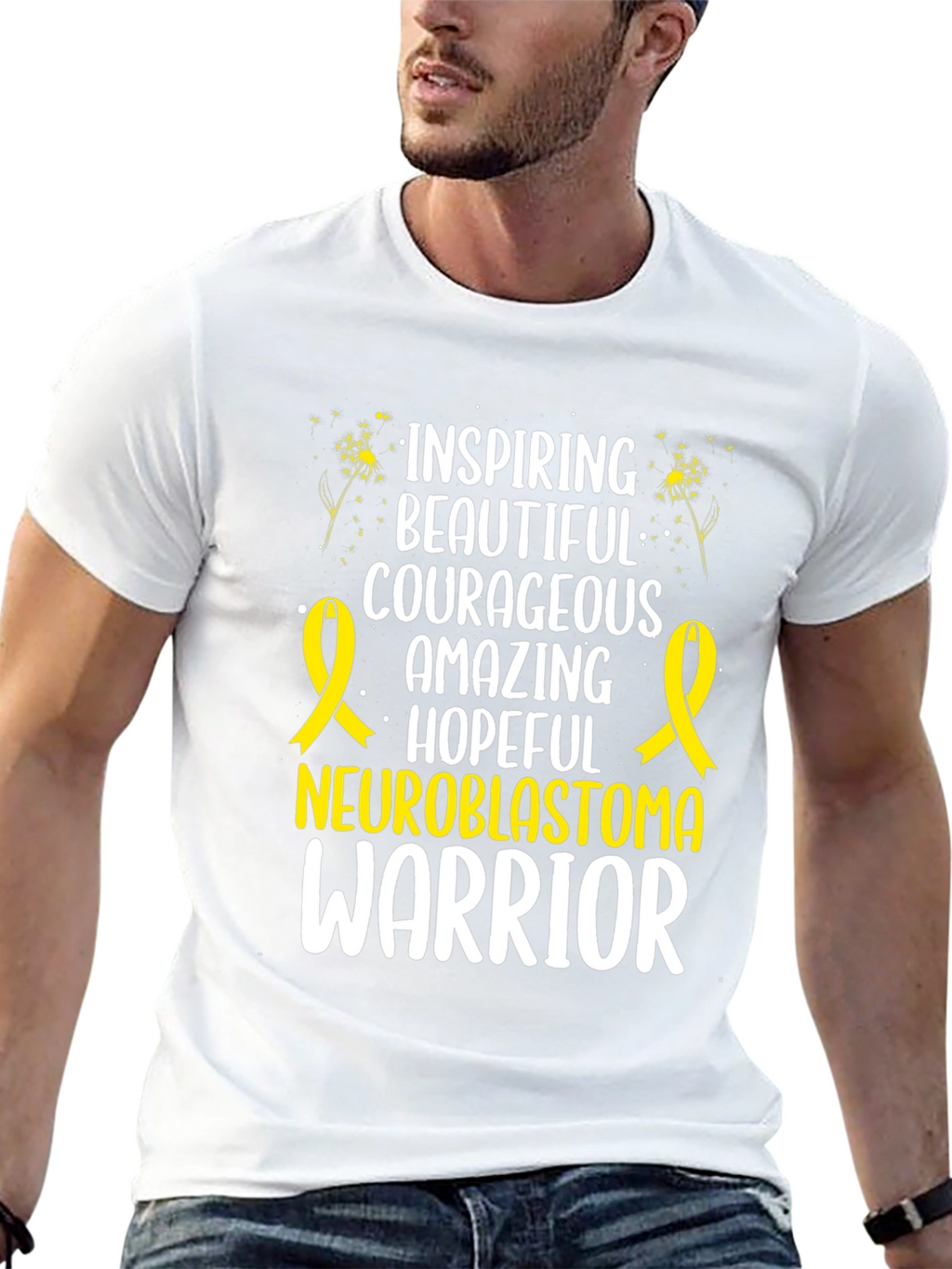 Neuroblastoma Warrior Inspiring T-Shirt
