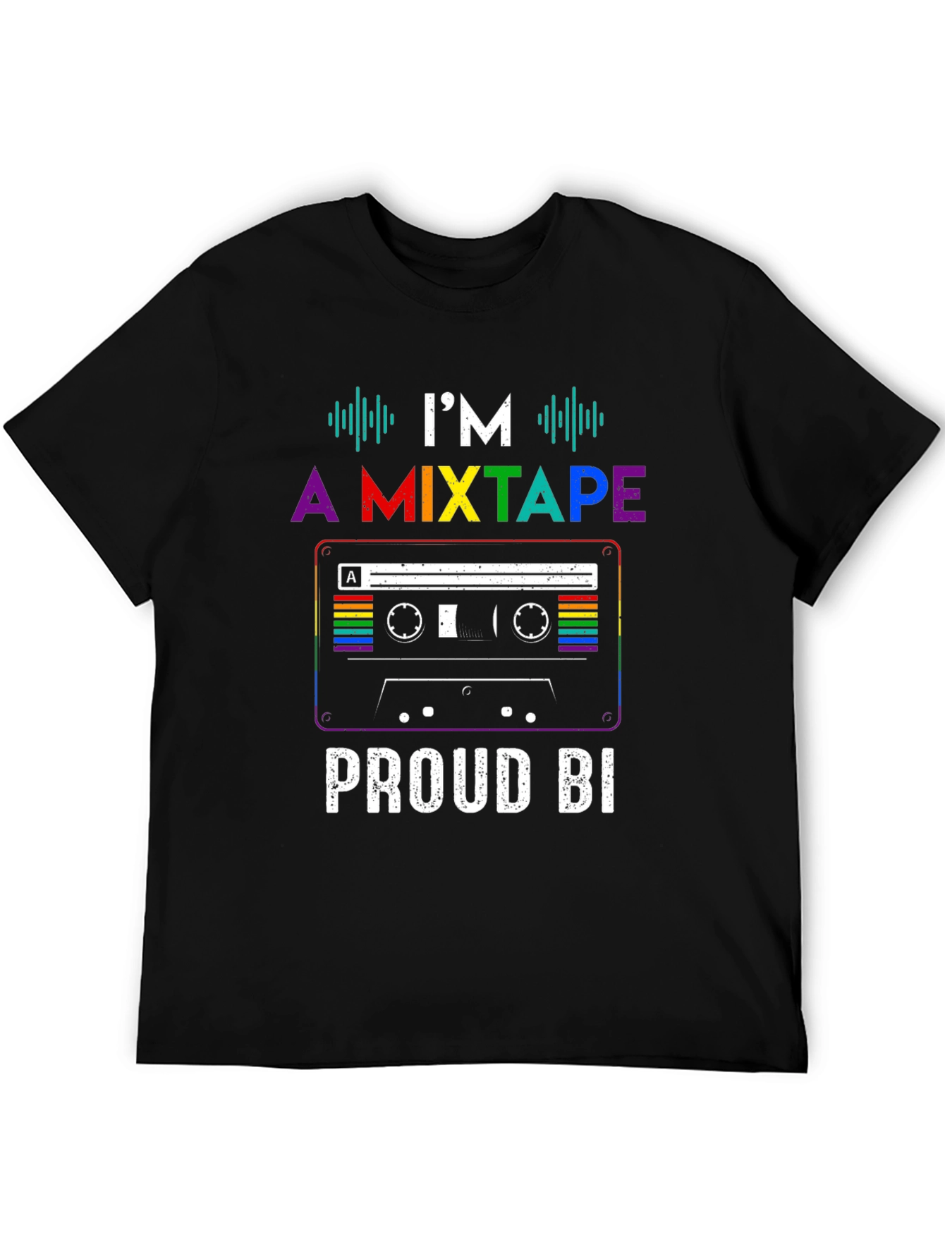 Proud Bi Mixtape Pride T-Shirt