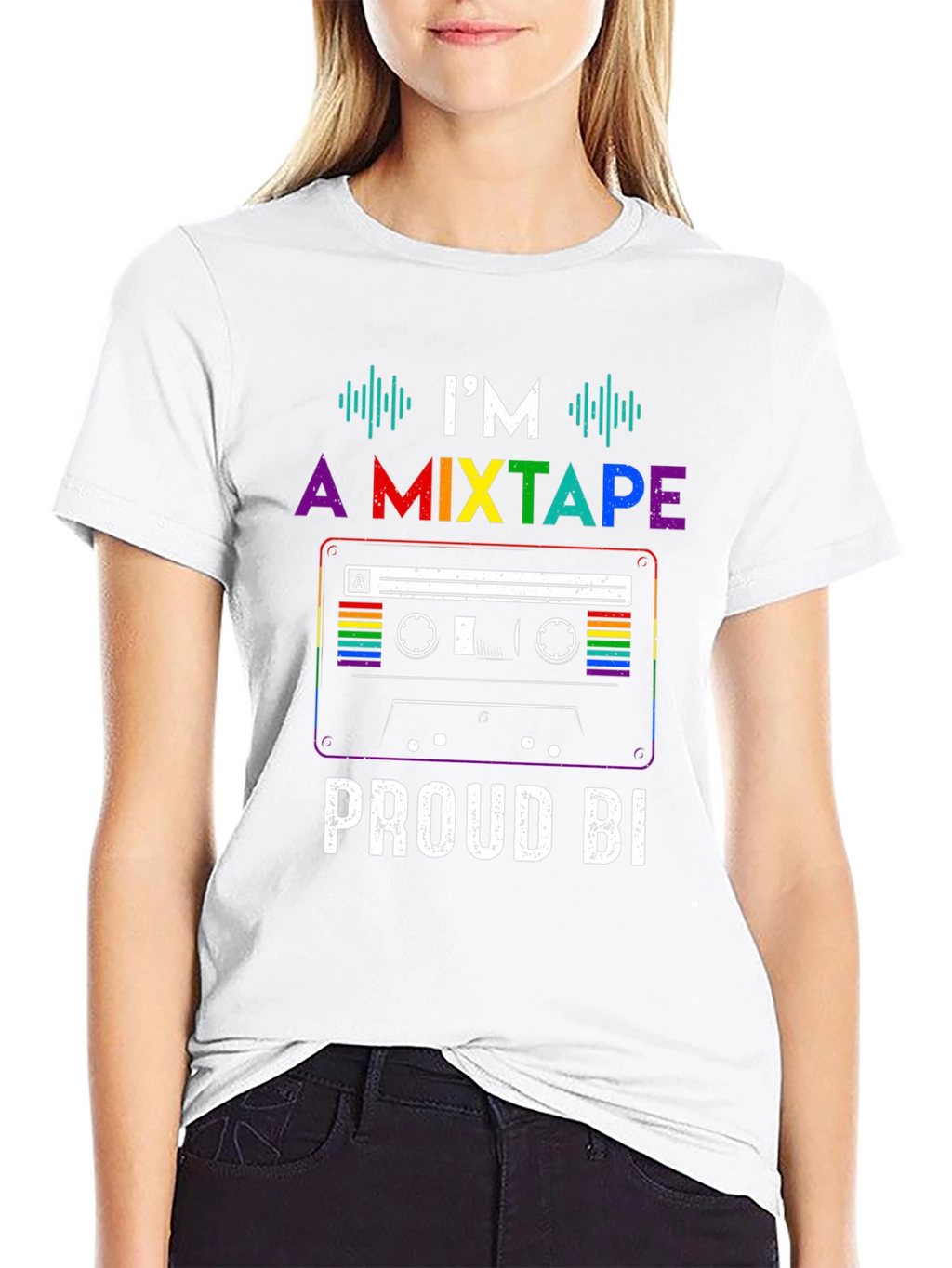 Proud Bi Mixtape Pride T-Shirt